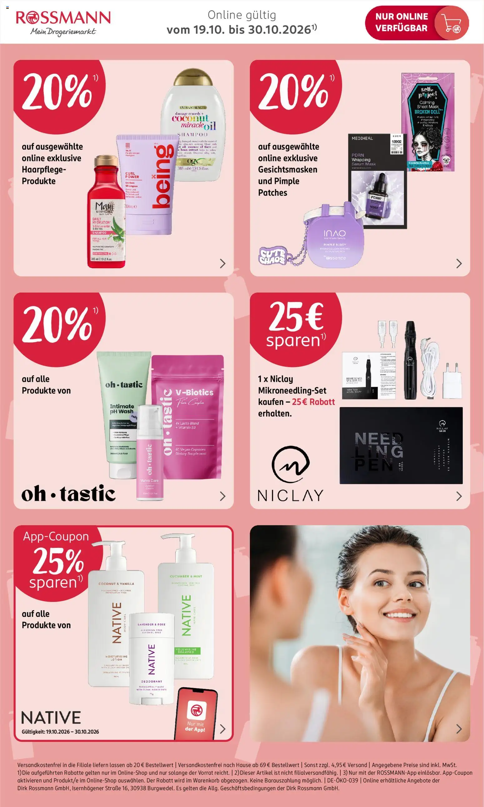 Rossmann Onlineprospekt – gültig ab 19.10.2026 | Seite: 5 | Produkte: Shampoo, Deodorant, Serum