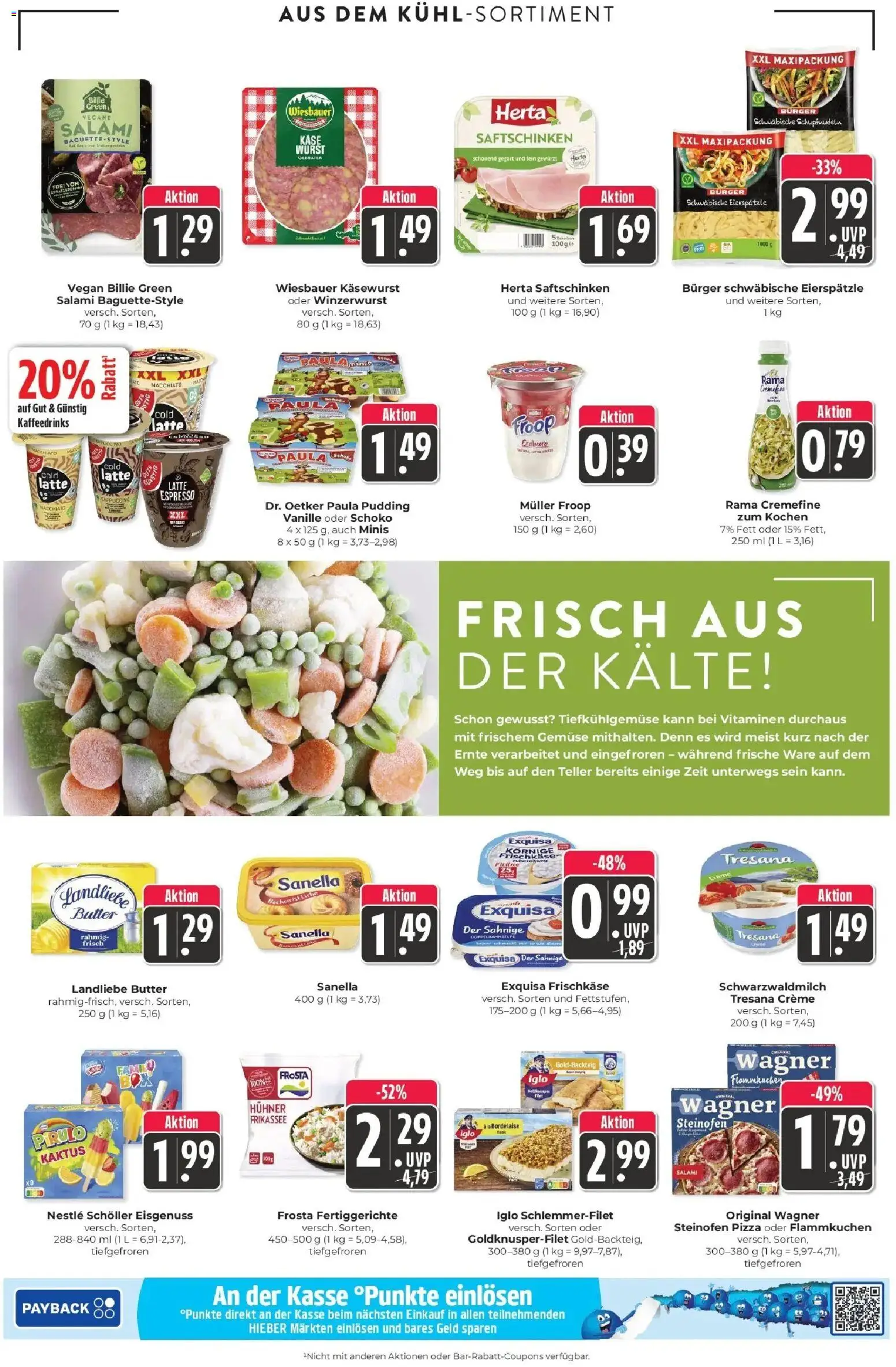 Edeka Prospekt Schliengen (ab 05.10.2026) » Angebote Online | Seite: 11 | Produkte: Tiefkühlgemüse, Frosta, Fertiggerichte, Sanella