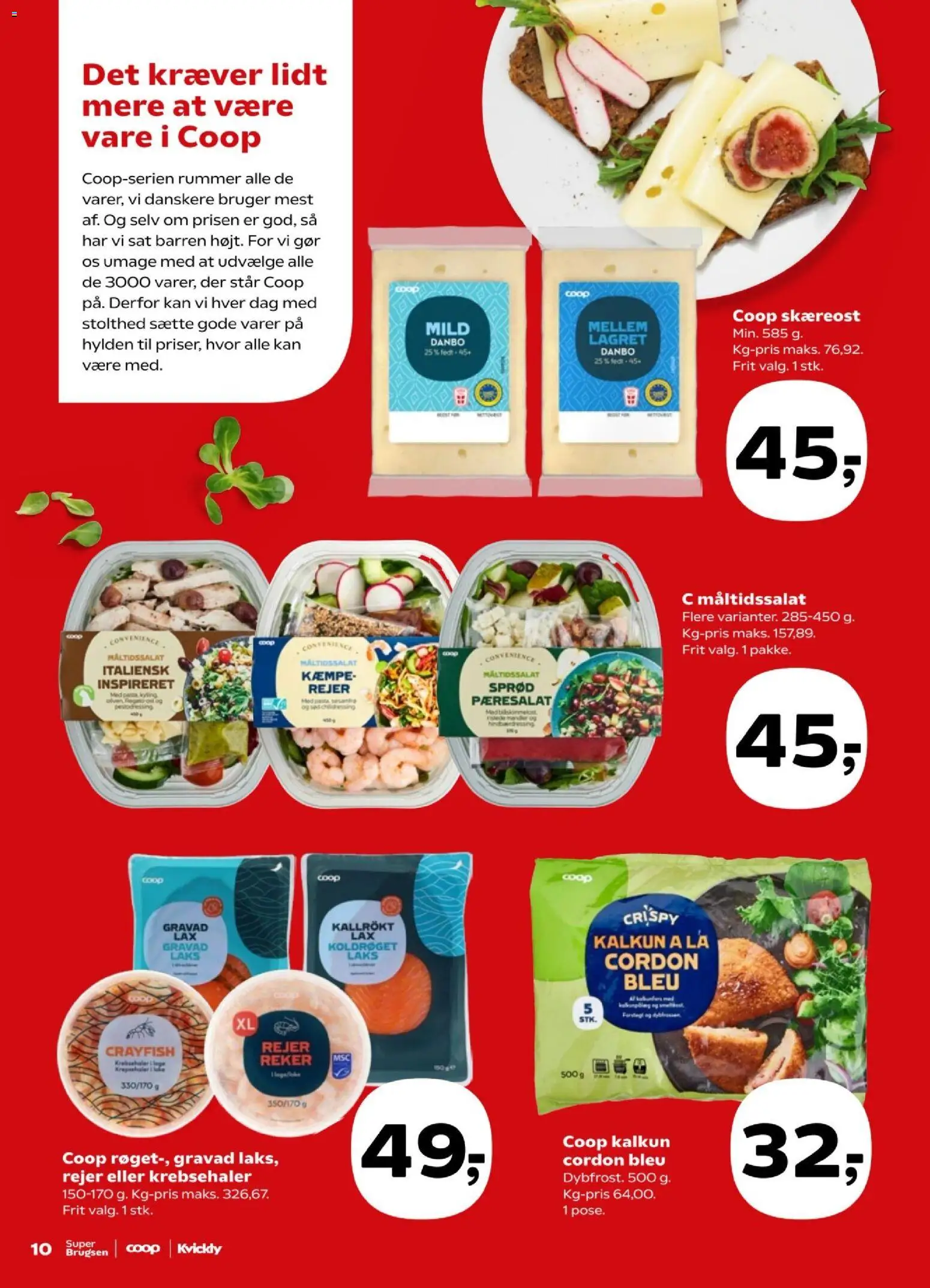 Super Brugsen tilbudsavis – gyldig fra 28/08/2026 | Side: 11 | Produkter: Pasta, Kalkun, Rejer, Laks