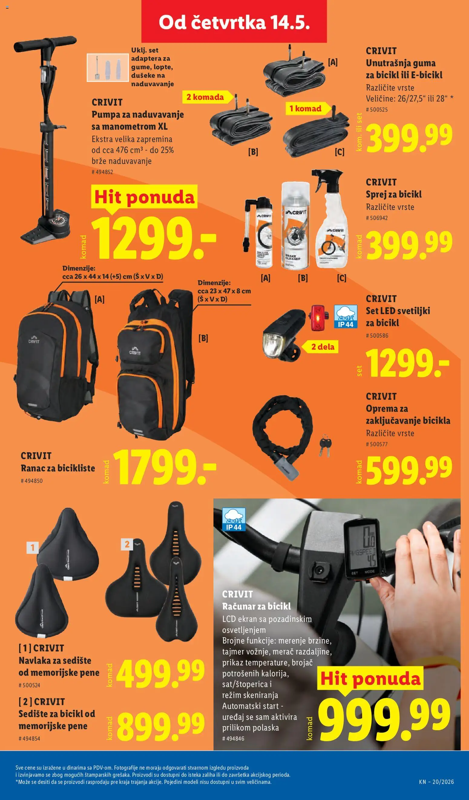 Lidl katalog - važi od 14.05.2026 | Strana: 79 | Proizvode: Ranac