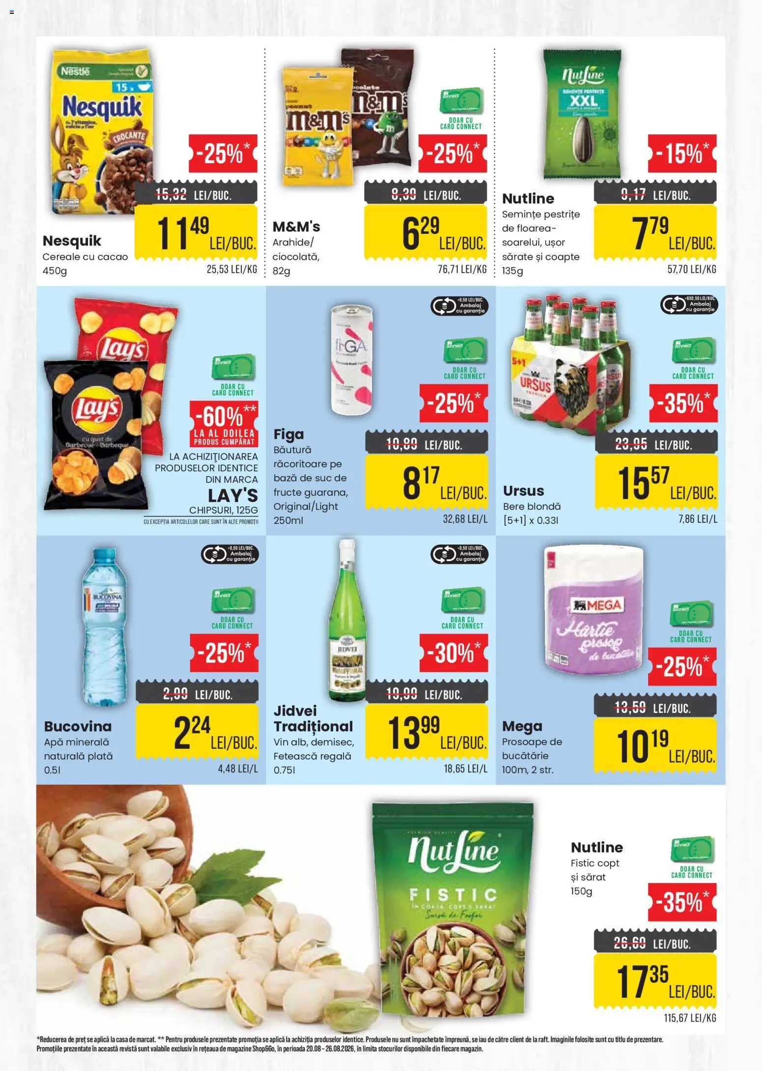 Noul catalog Mega Image – valabil de la 20.08.2026 | Pagină: 3 | Produse: Aplică, Apa minerala, Semințe, Apă