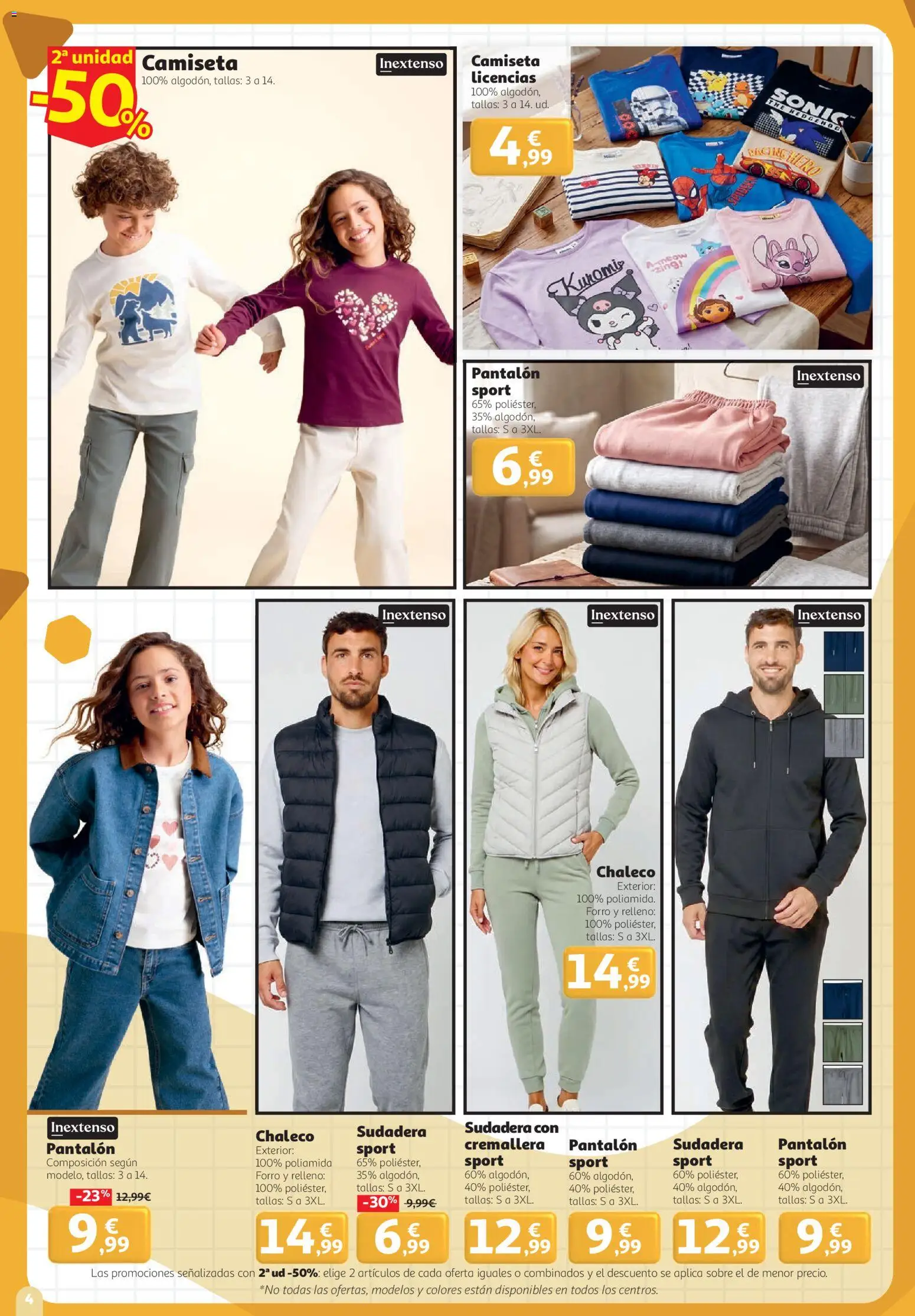 Alcampo - Superstore Nacional │ válido desde el 27/08/2026 | Página: 4 | Productos: Sudadera, Chaleco