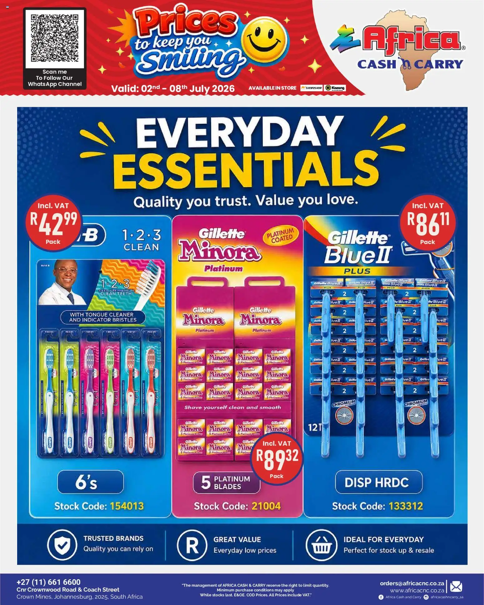 New Africa Cash & Carry catalogue – valid from 02/07/2026 | Page: 66 | Products: Stock