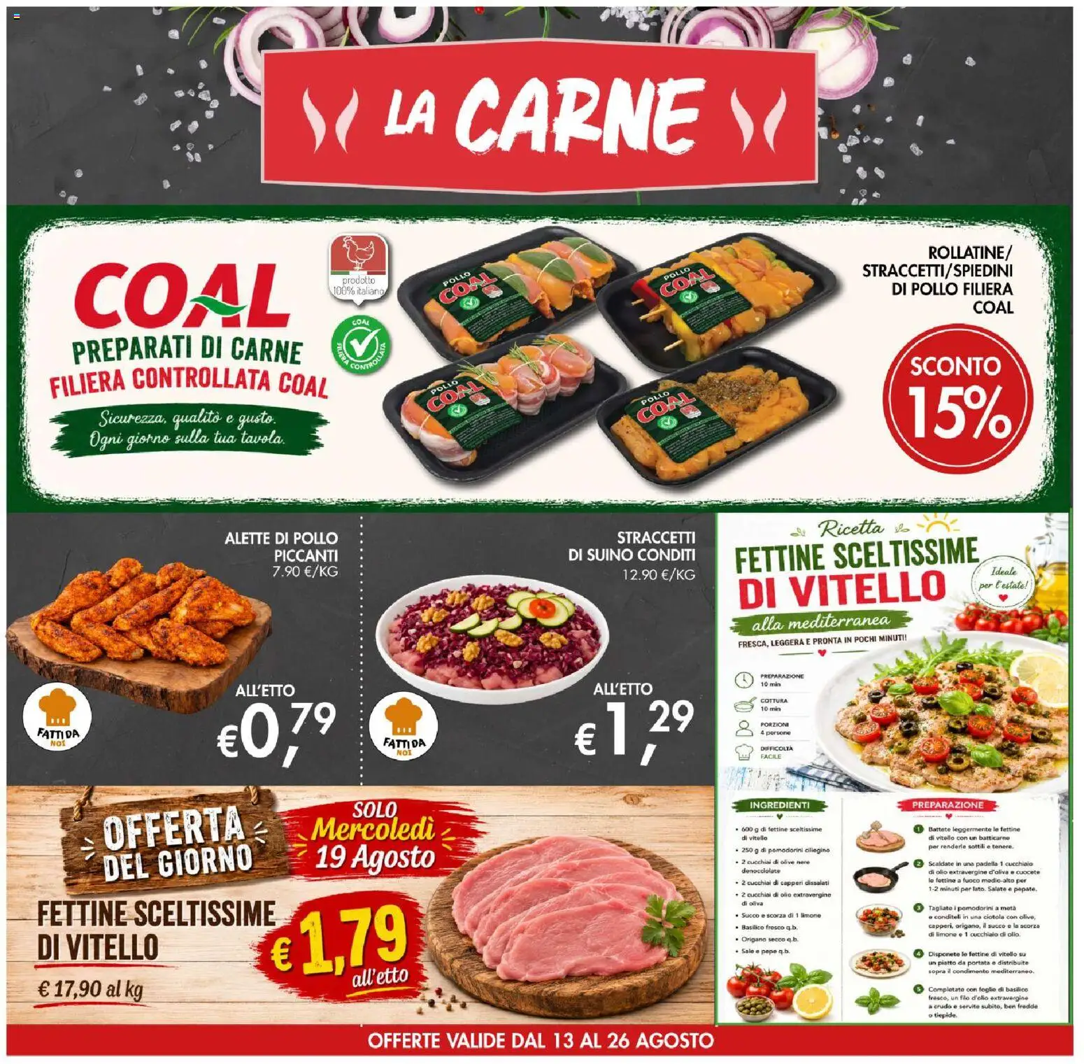 Volantino Coal del 13/08/2026 | Pagina: 4 | Prodotti: Succo, Olio, Basilico, Ciotola