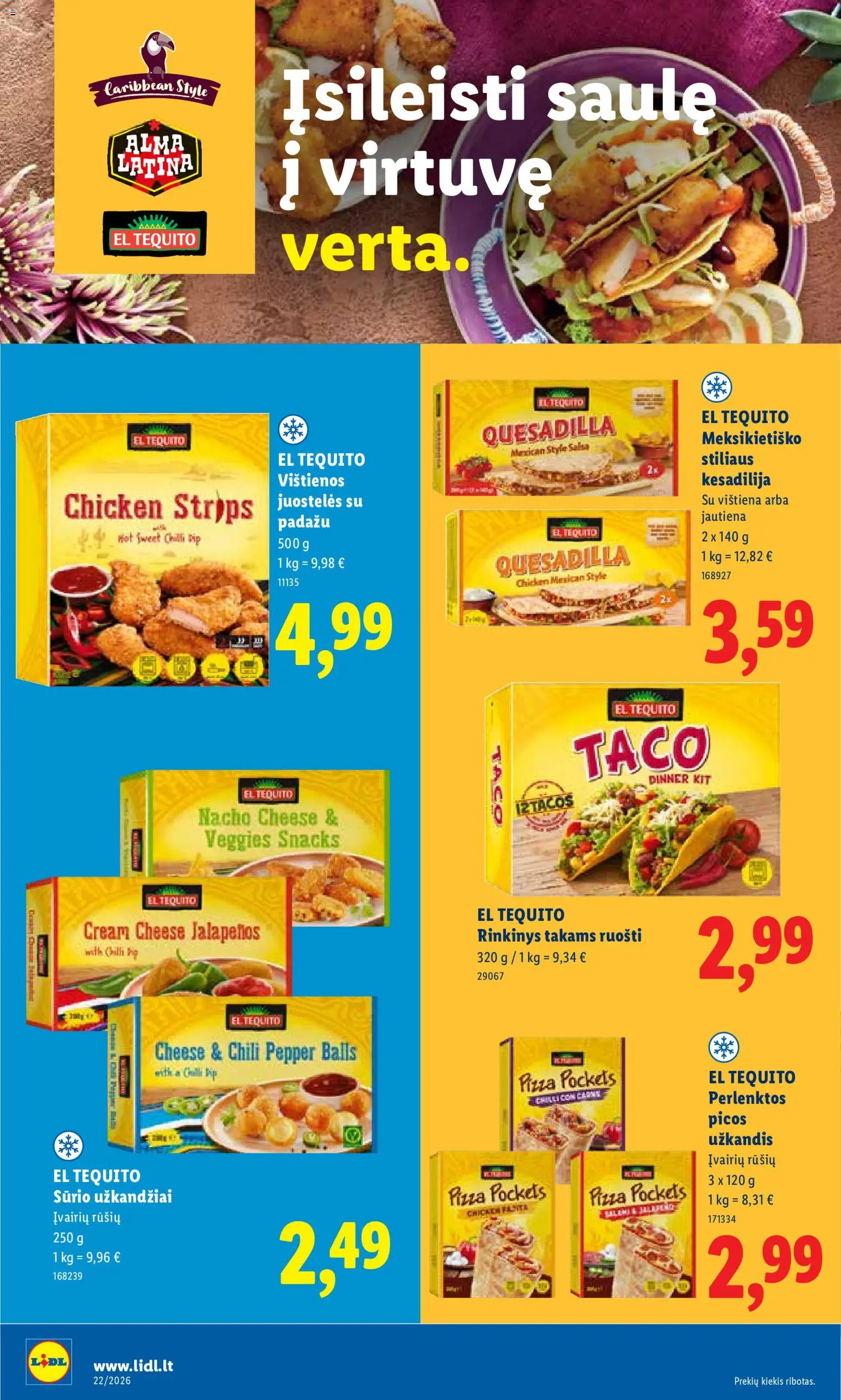 LIDL akcijos nuo 25.05.2026 | Puslapis: 18 | Prekių: Vištienos, Vištiena, Jautiena
