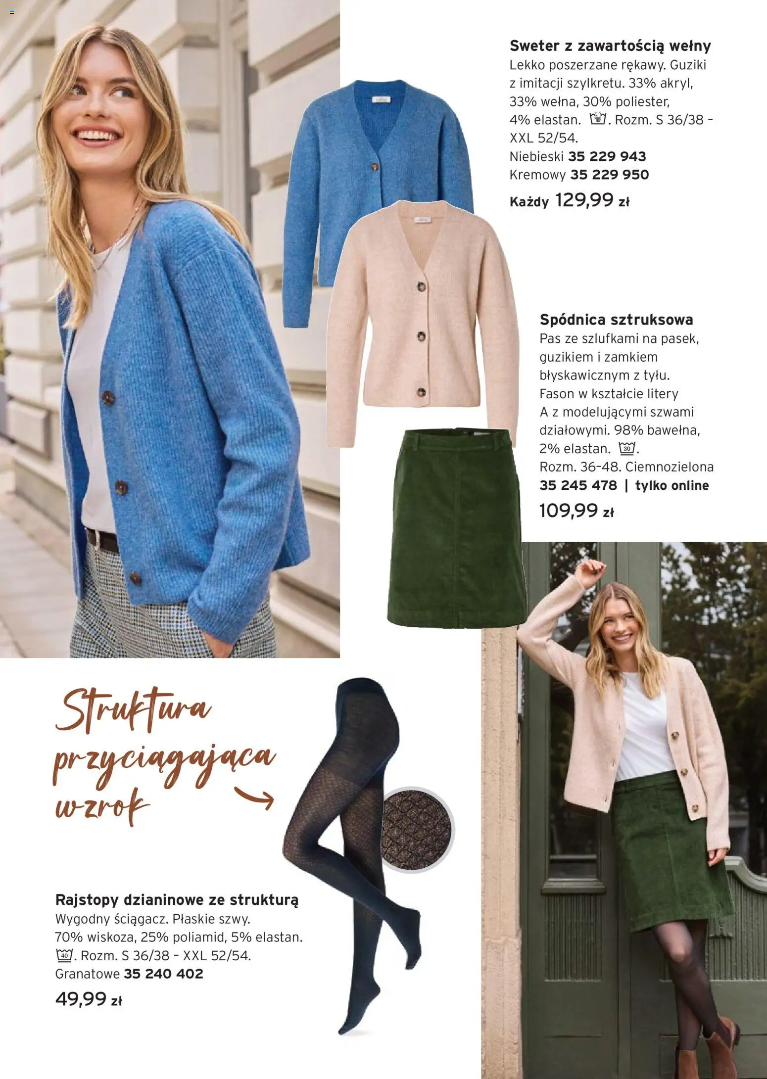 Tchibo promocje od 15.09.2026 | Strona: 12 | Produkty: Sweter, Rajstopy