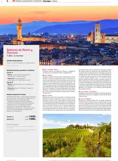 Vista previa Viajes El Corte Inglés Catálogo 50 aniversario Tourmundial válido desde el 29.04.2026 | Página: 6 | Productos: Vino, Pasta, Cocina, Marco