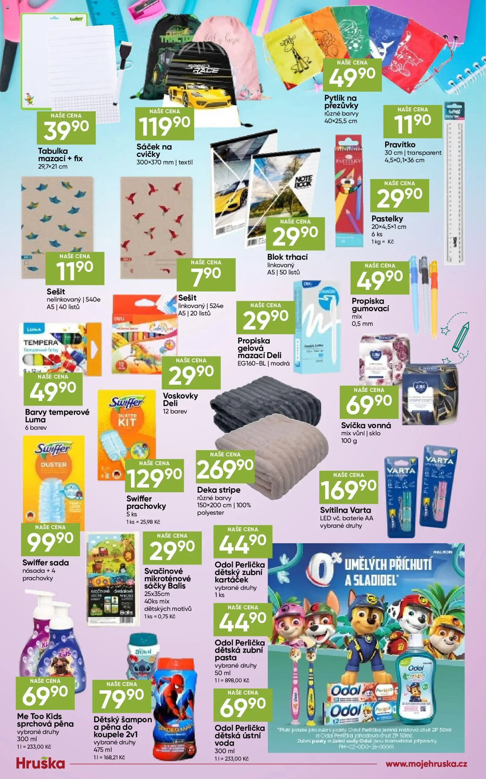 Hruška katalog od 04.08.2026 | Strana: 2 | Produkty: Sešit, Deka, Svíčka, LED