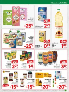 Tuš katalog akcije – veljaven od 30.09.2026 | Stran: 13 | Izdelki: Čokolino, Olje, Polenta, Testenine