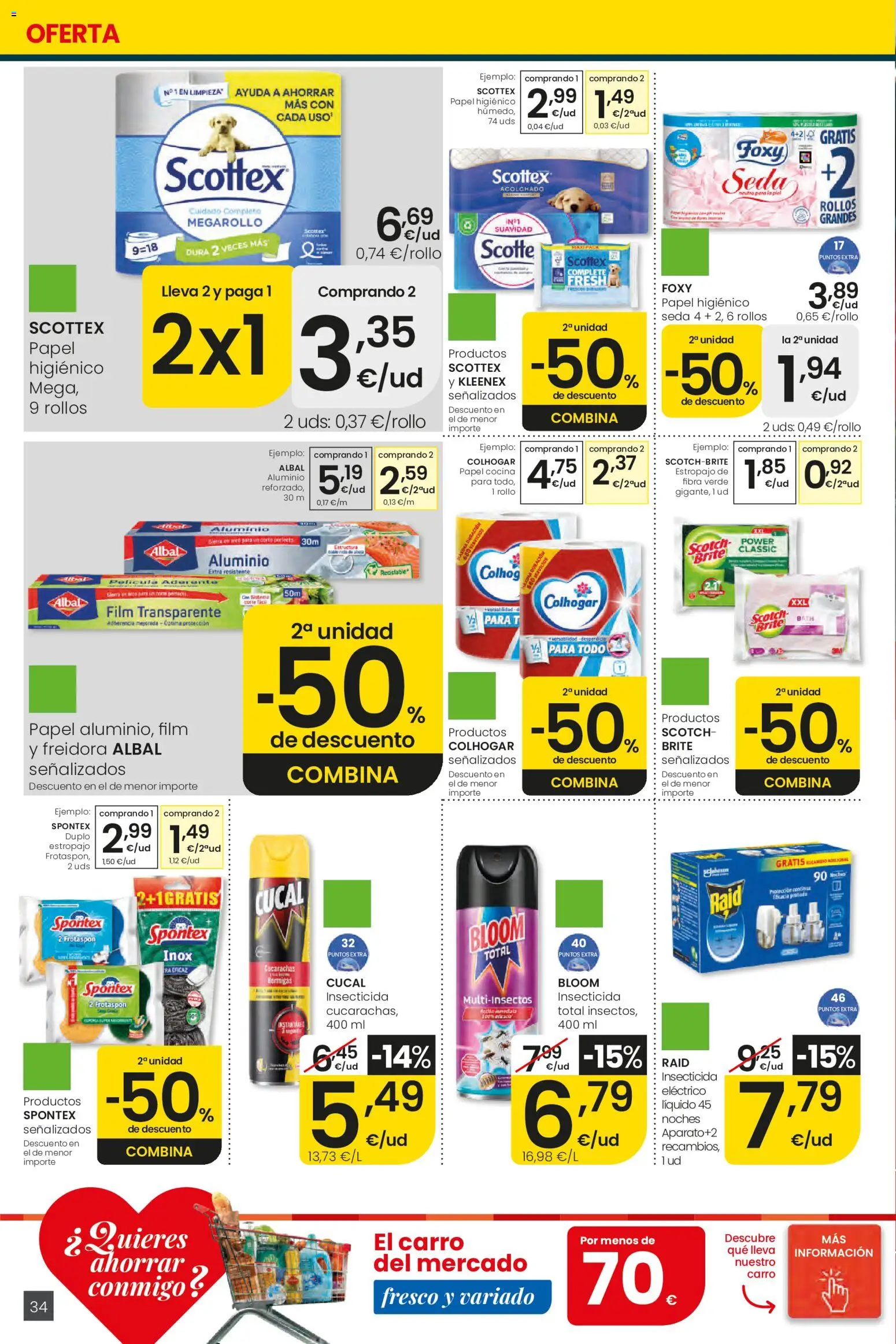 Eroski Ofertones de verano │ válido desde el 11.06.2026 | Página: 34 | Productos: Papel higienico, Cocina, Freidora