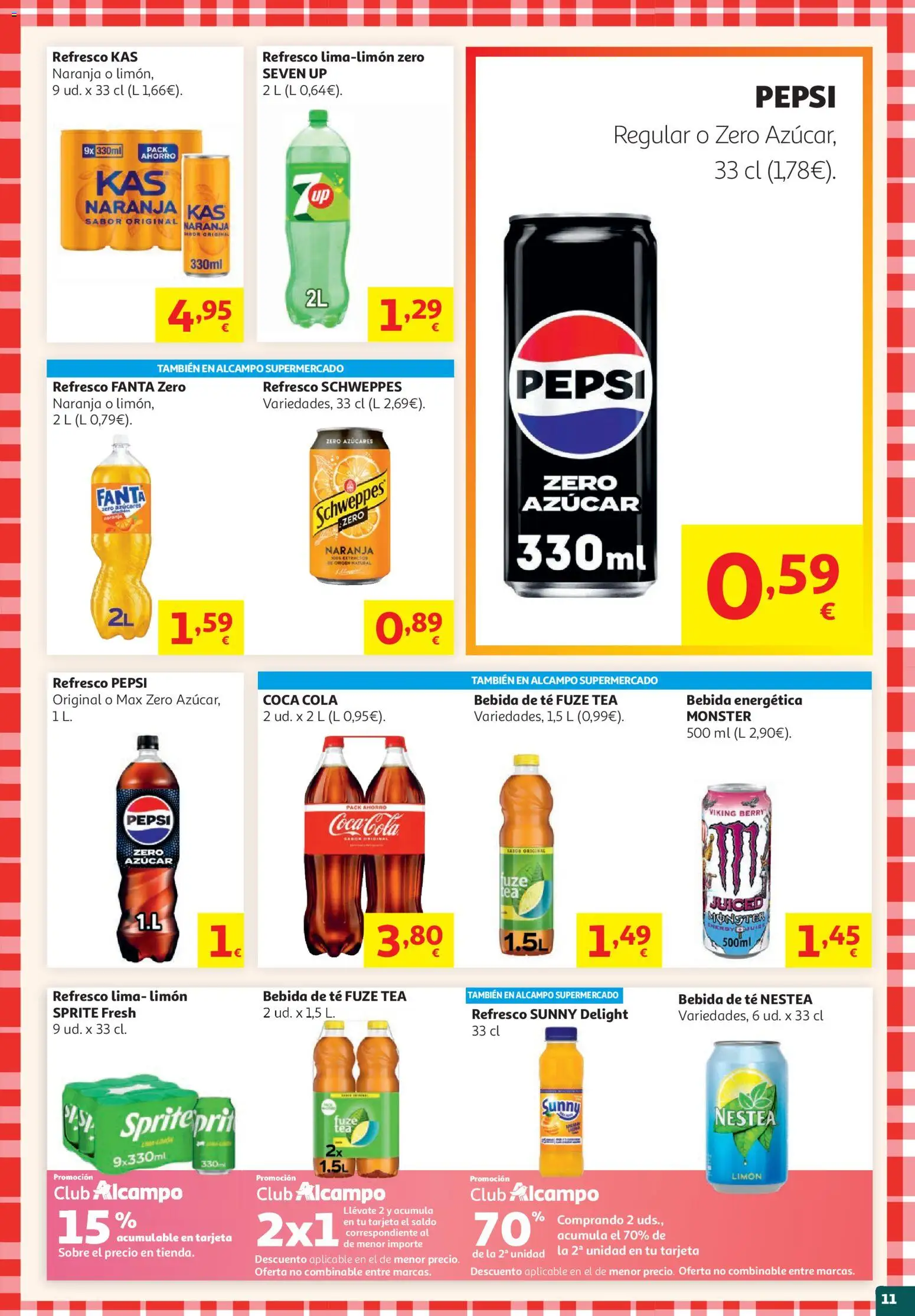 Alcampo HG Unico Mad │ válido desde el 19.05.2026 | Página: 13 | Productos: Lima, Té, Πρίζες