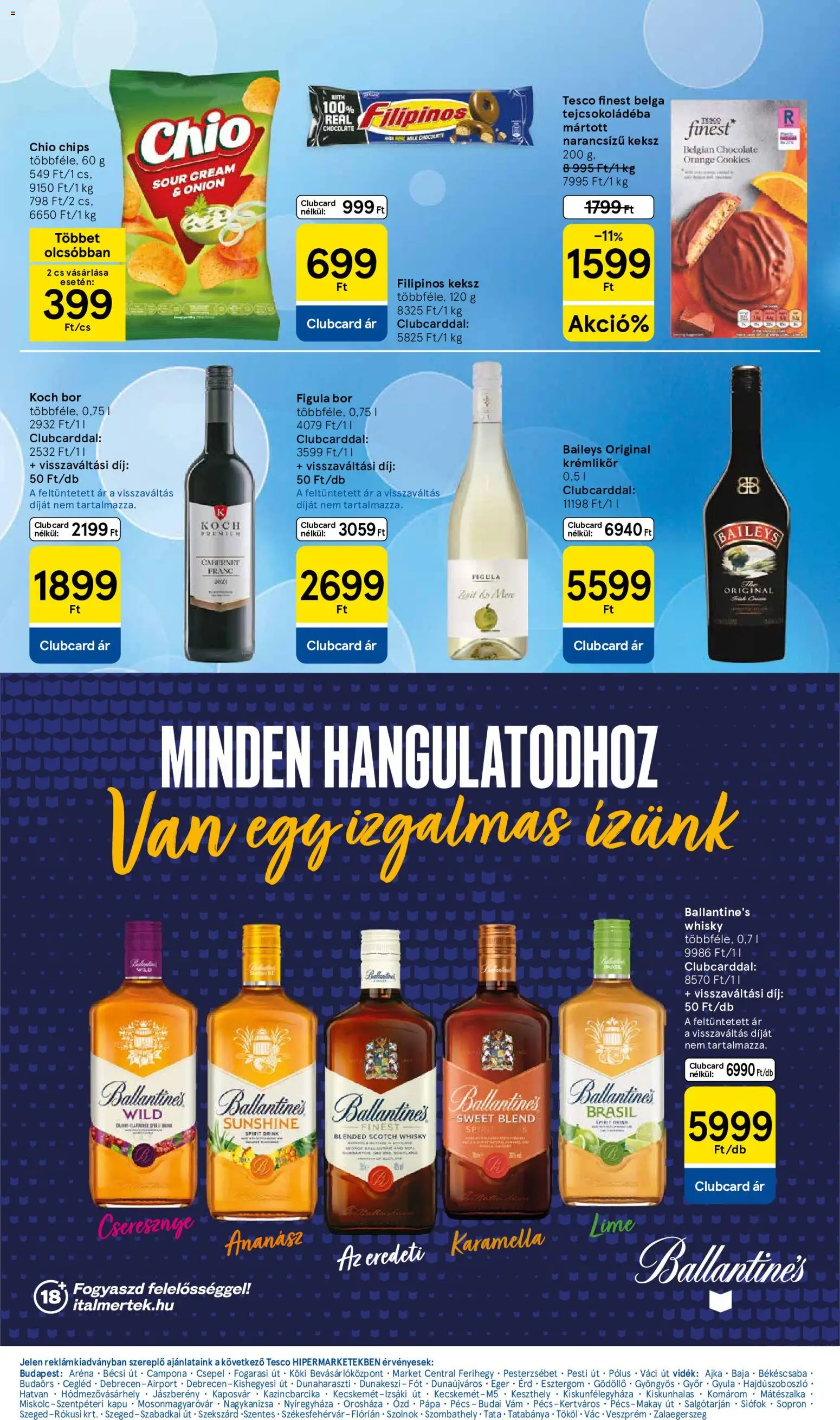 Tesco akciós ujság - amely érvényes a következő dátumtól: 2026.10.15. | Oldal: 18