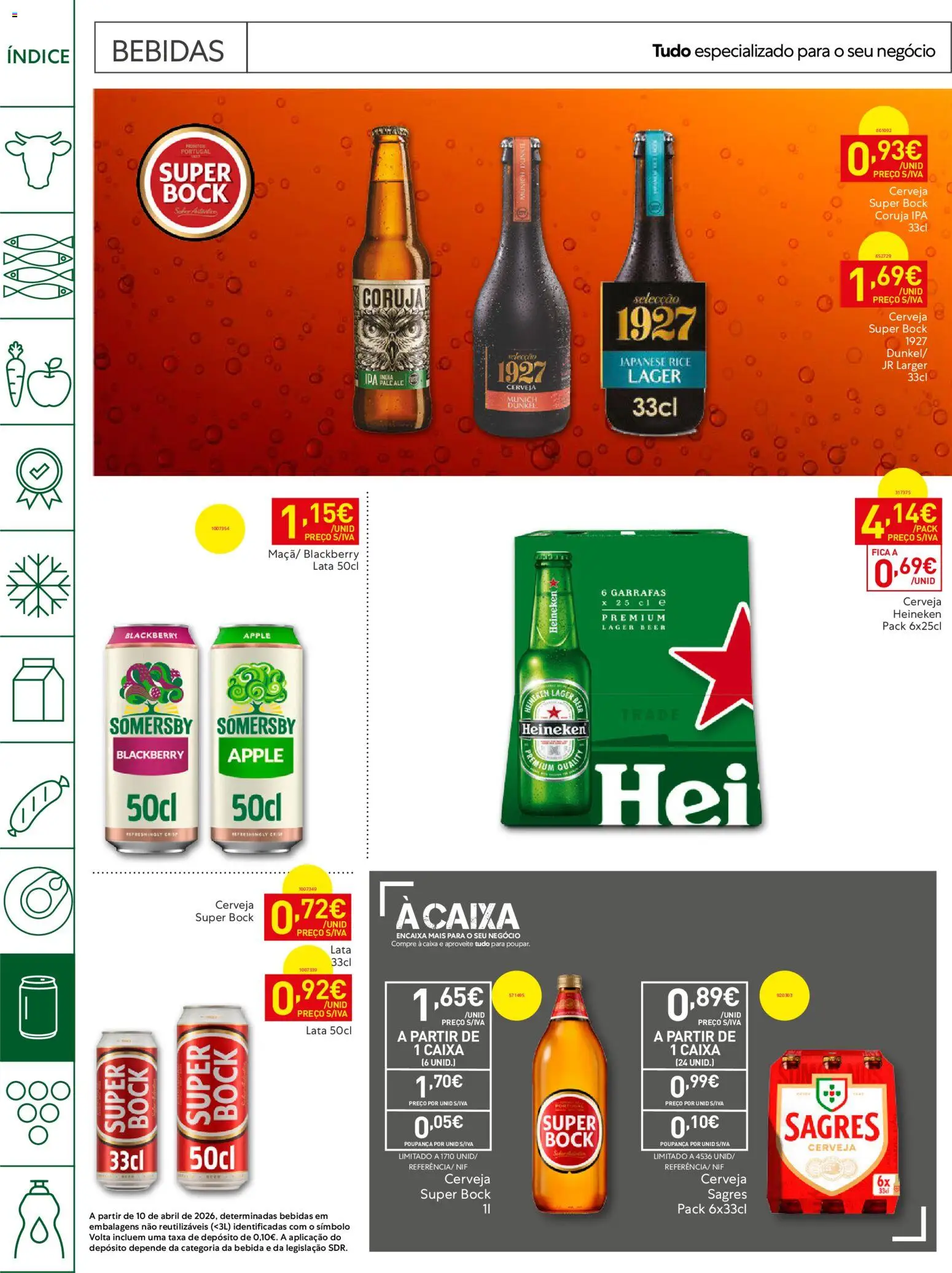 Recheio Horeca Madeira │ válido de 08/09/2026 | Página: 24 | Produtos: Bebidas, Caixa, Cerveja, Bebida