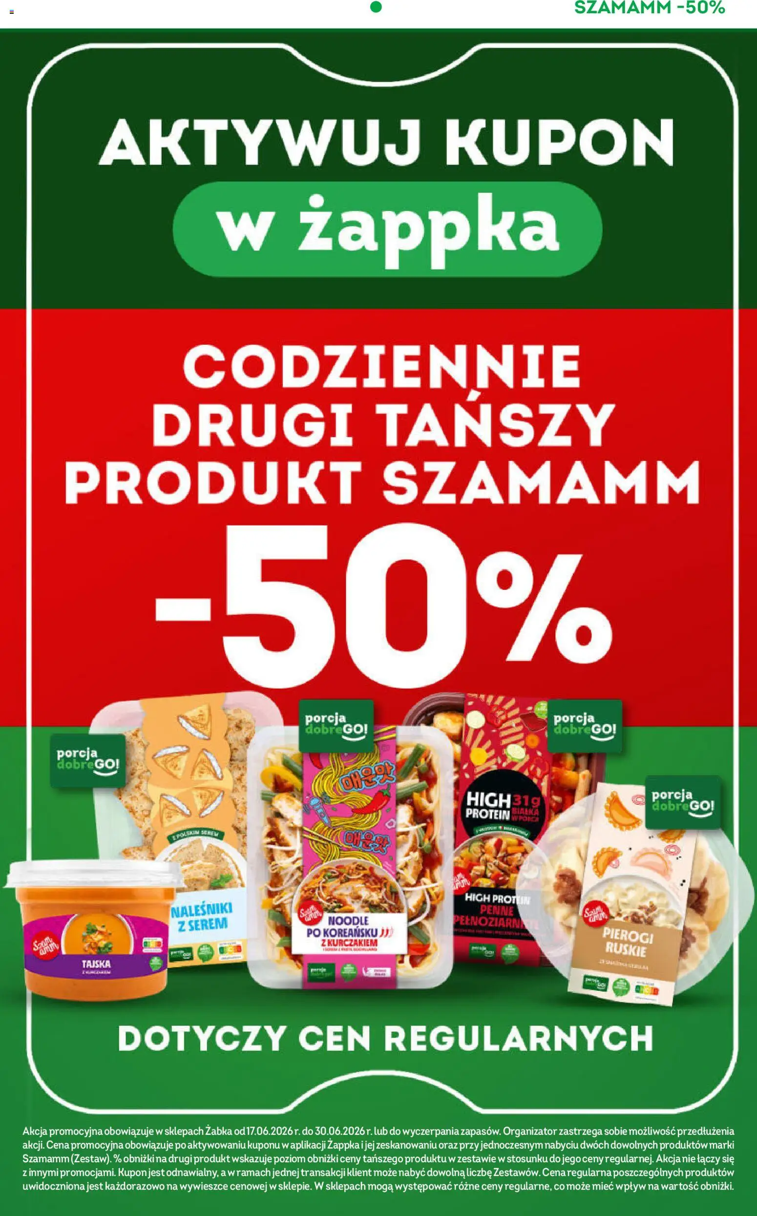 Żabka gazetka od 17.06.2026 | Strona: 71 | Produkty: Pierogi, Penne, Naleśniki