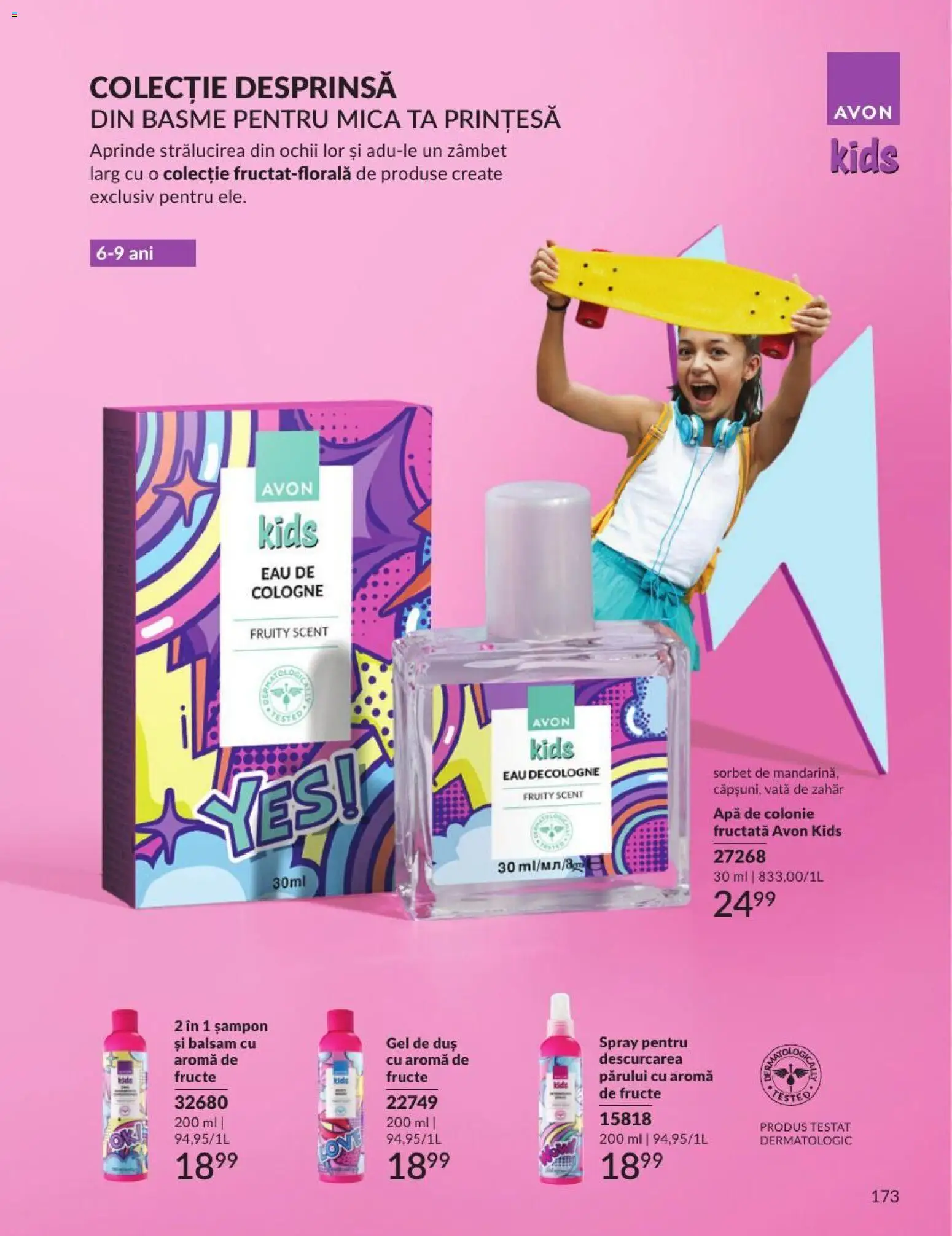 Noul catalog Avon – valabil de la 01.09.2026 | Pagină: 173 | Produse: Șampon, Balsam, Apă, Zahăr