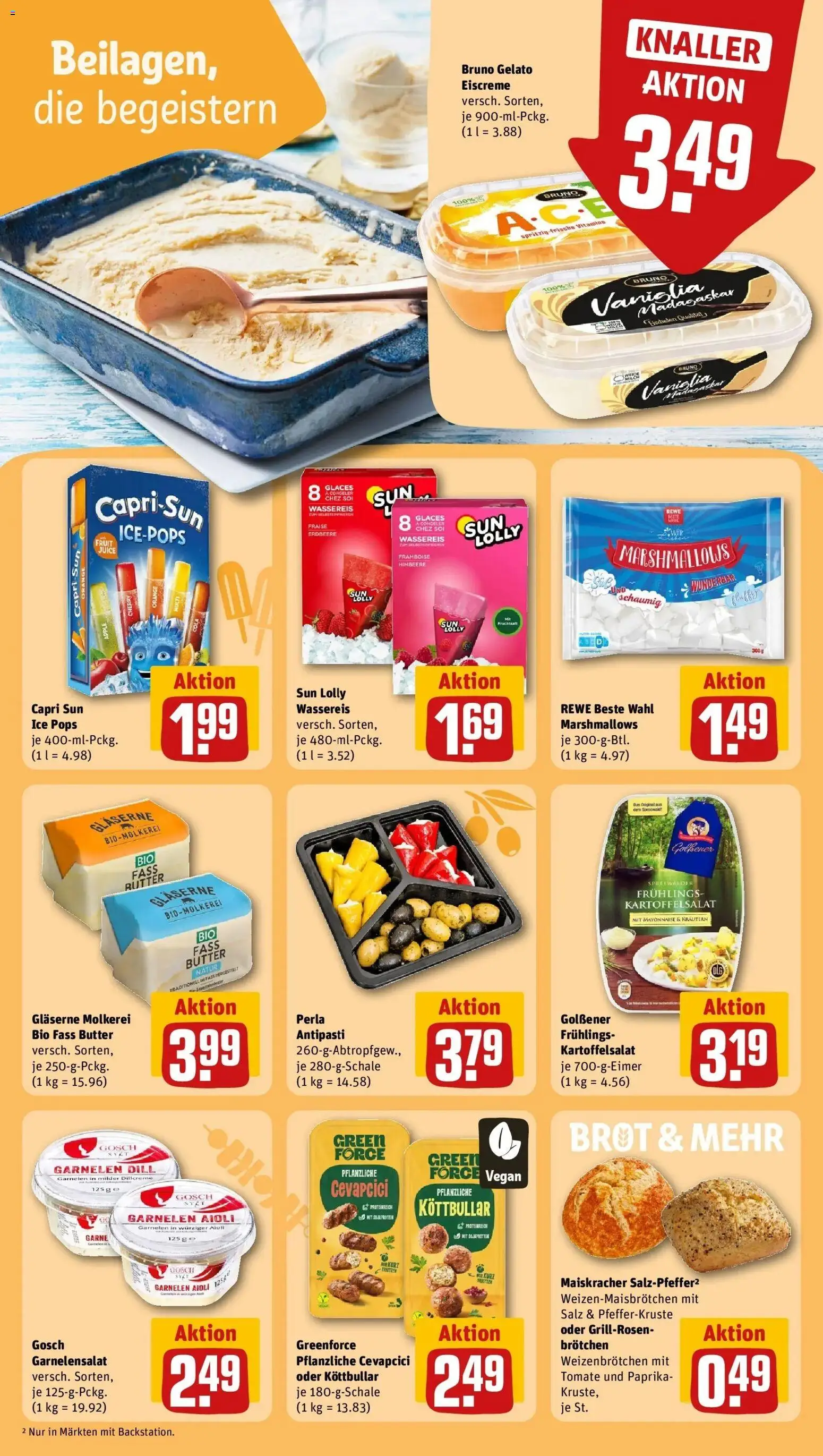 Rewe Prospekt Berlin / Friedrichhain – gültig ab 08.06.2026 | Seite: 20 | Produkte: Capri sun, Butter, Garnelen, Apple