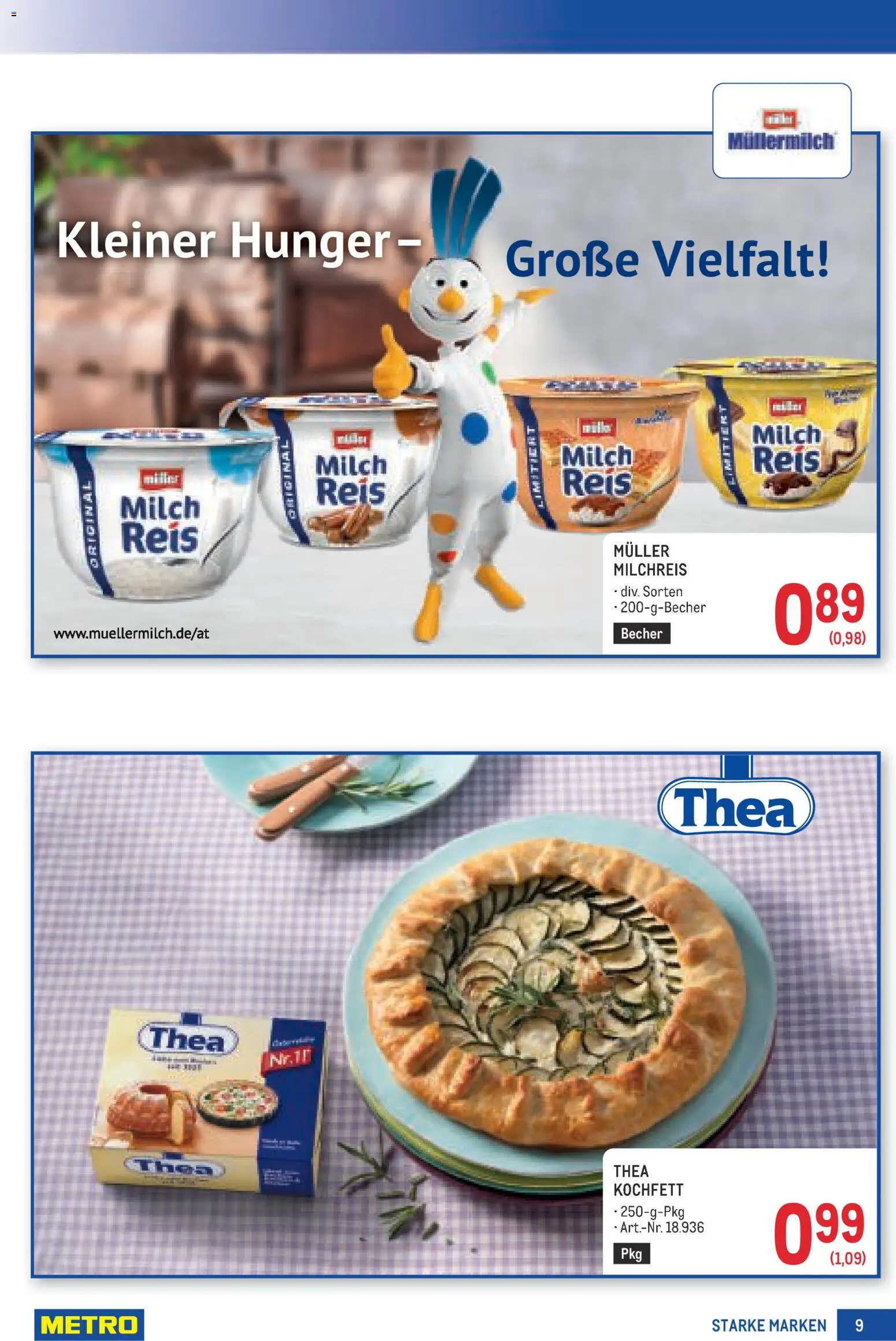 Metro angebote Starke Marken mp23 gültig ab 29.10.2026 | Seite: 9 | Produkte: Milch, Reis