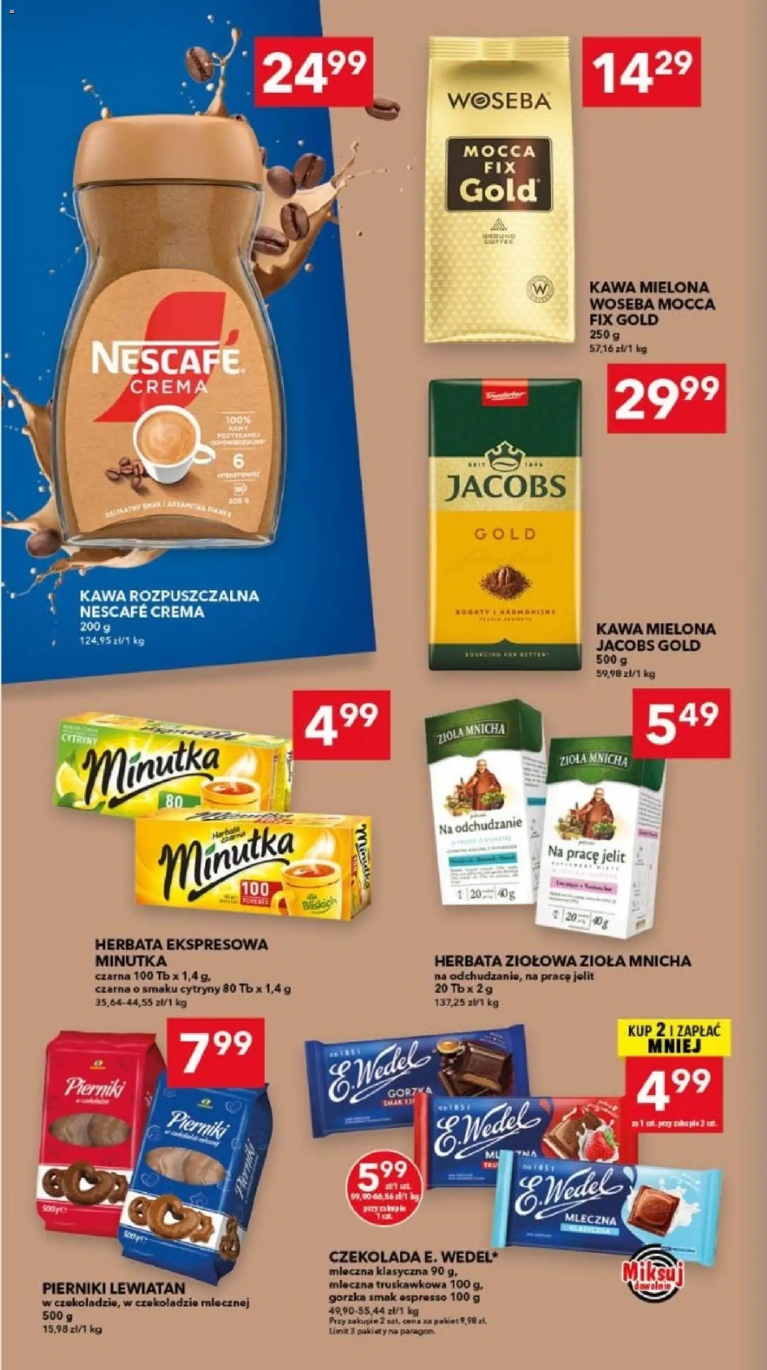 Lewiatan gazetka - Legnica od 22.10.2026 | Strona: 10 | Produkty: Pierniki, Herbata ziołowa, Herbata, Kawa mielona