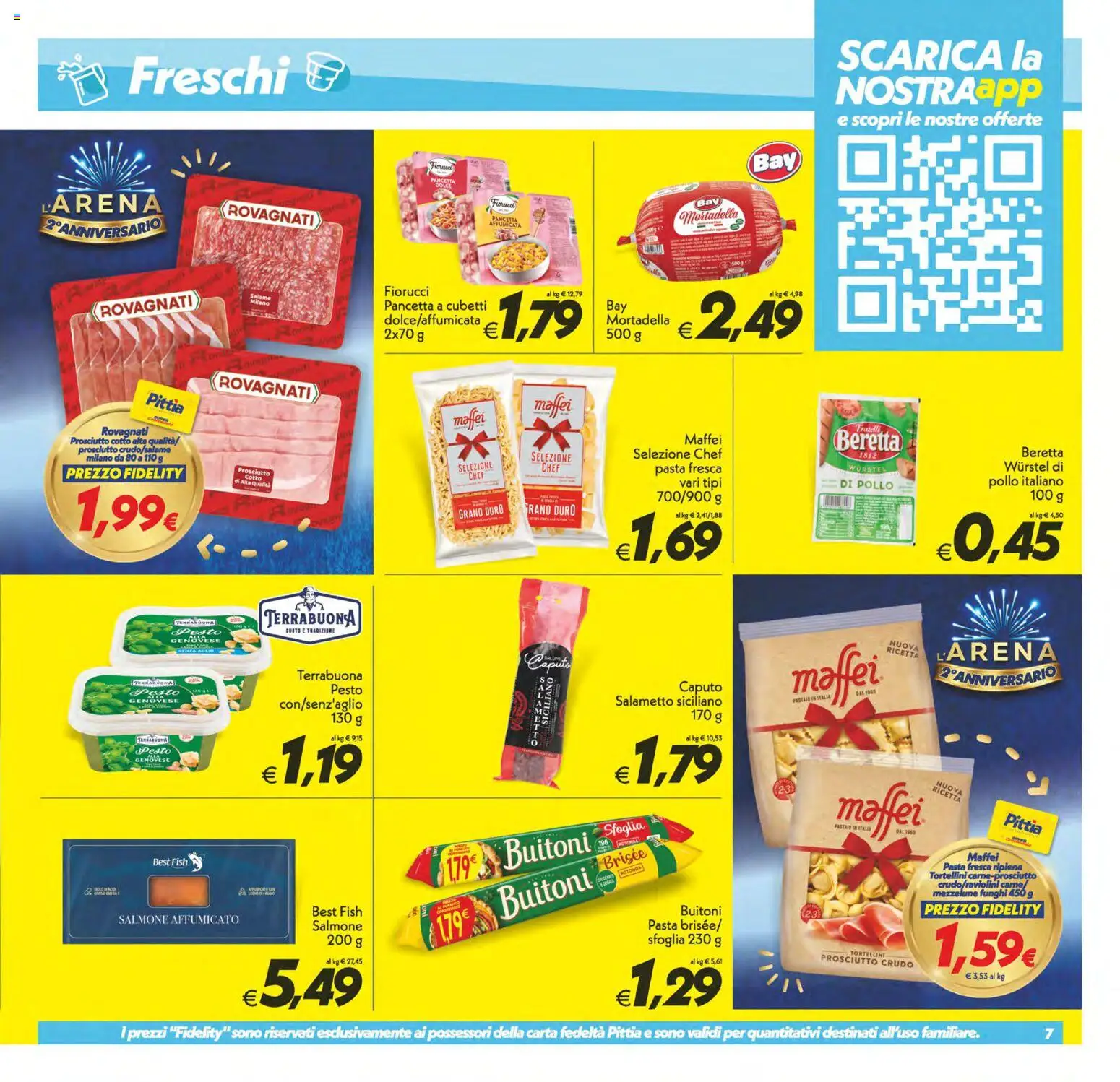 Volantino SuperConveniente del 13/10/2026 | Pagina: 7 | Prodotti: Prosciutto Cotto, Salmone, Pesto, Mortadella
