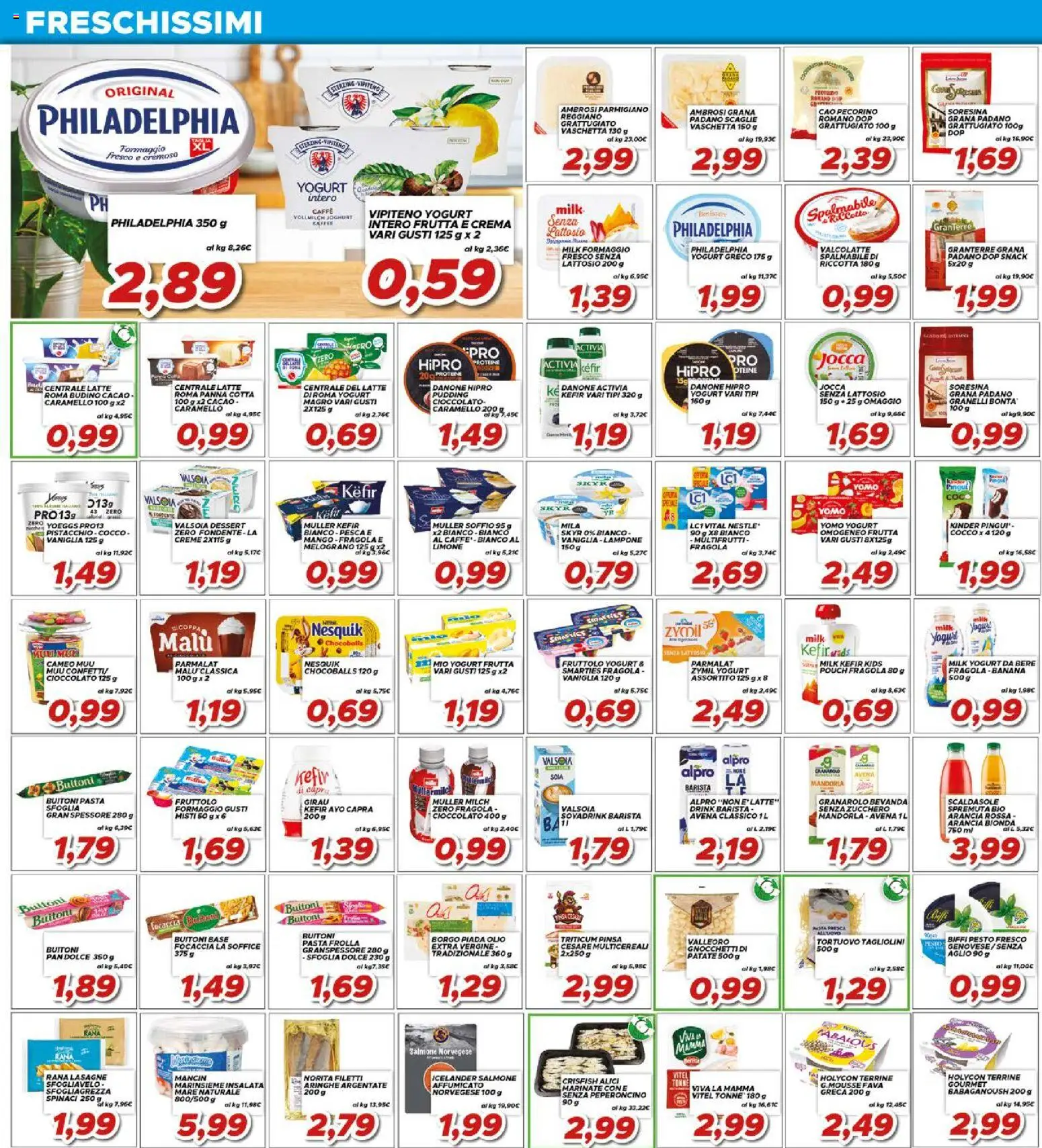 Volantino Ma Supermercati del 20.05.2026 | Pagina: 8 | Prodotti: Yogurt greco, Pesto, Cocco, Gnocchetti