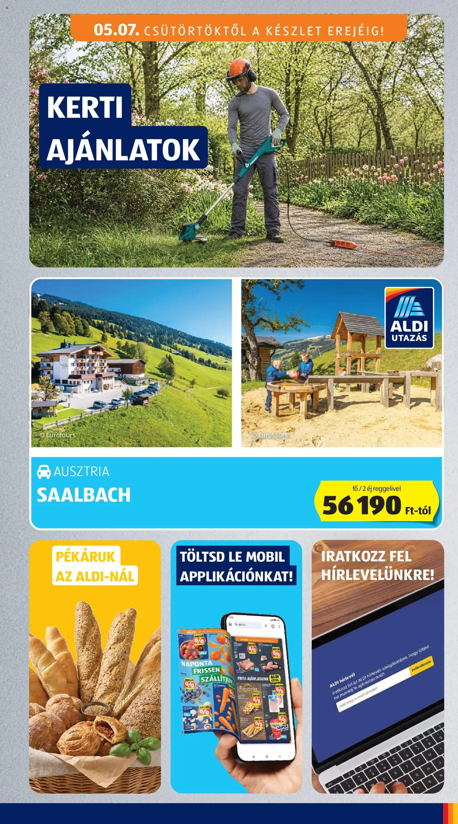 Aldi akciós ujság - amely érvényes a következő dátumtól: 07.05.2026 | Oldal: 5