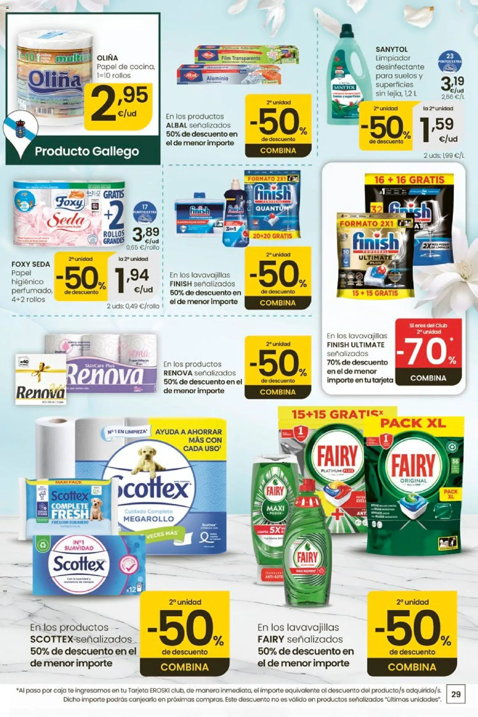 Eroski Ofertones de verano │ válido desde el 11.06.2026 | Página: 29 | Productos: Té, Lavavajillas, Caja