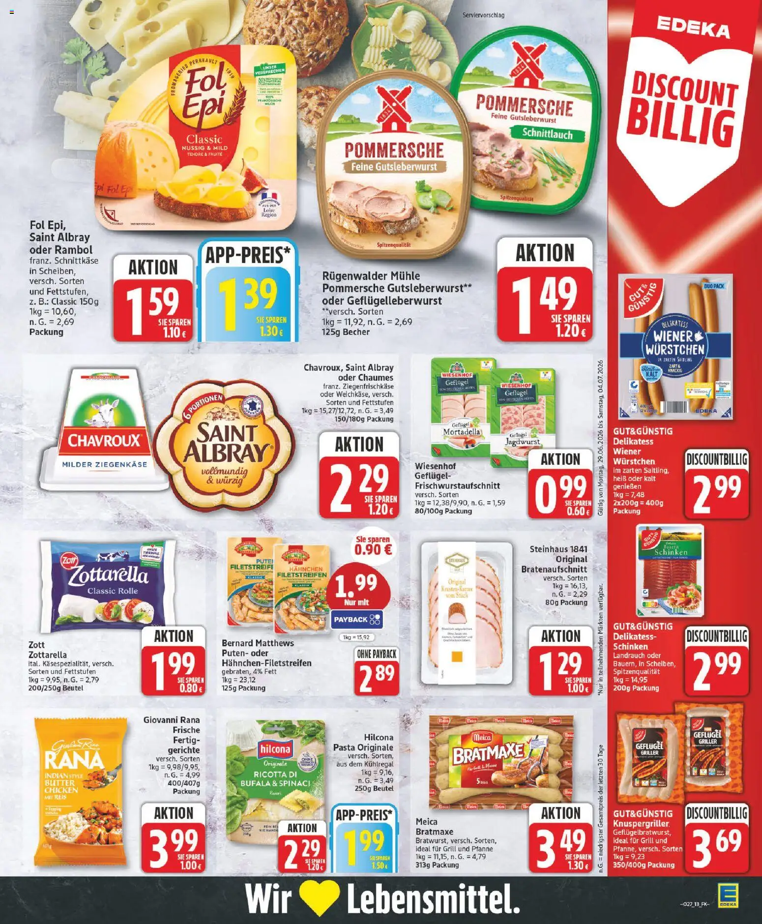Elli Markt Prospekt Rietberg – gültig ab 29.06.2026 | Seite: 13 | Produkte: Grill, Mühle, Butter, Ziegenkäse