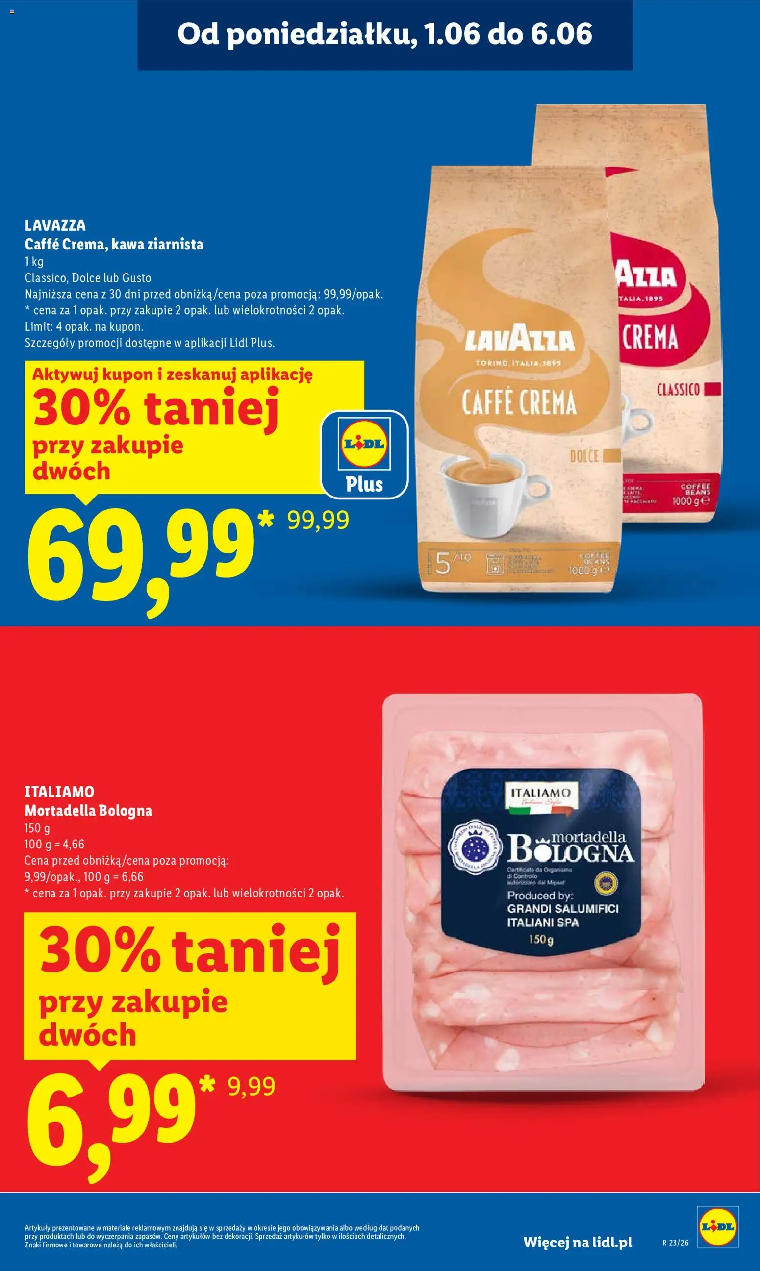 Lidl Polsko leták od 05.06.2026 | Strana: 17 | Produkty: Lavazza, Crema, Caffè crema, Mortadella