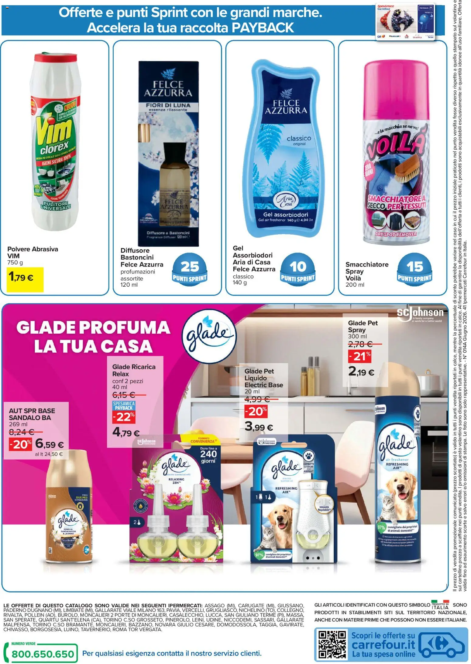 Volantino Carrefour del 16.06.2026 | Pagina: 20 | Prodotti: Smacchiatore, Scaffale
