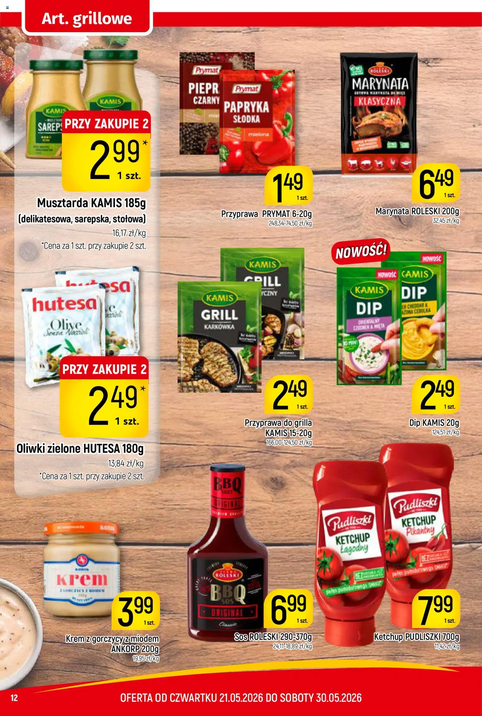 Piotruś Pan gazetka od 21.05.2026 | Strona: 12 | Produkty: Ketchup, Grill, Papryka, Sos