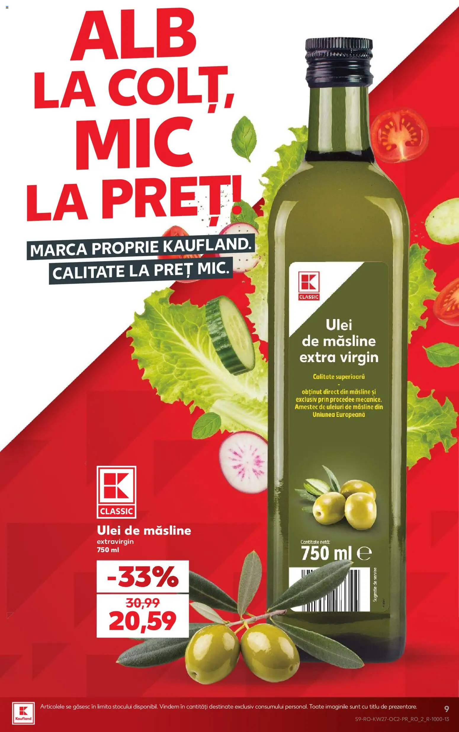 Kaufland RO akciós ujság - amely érvényes a következő dátumtól: 2026.07.01. | Oldal: 9