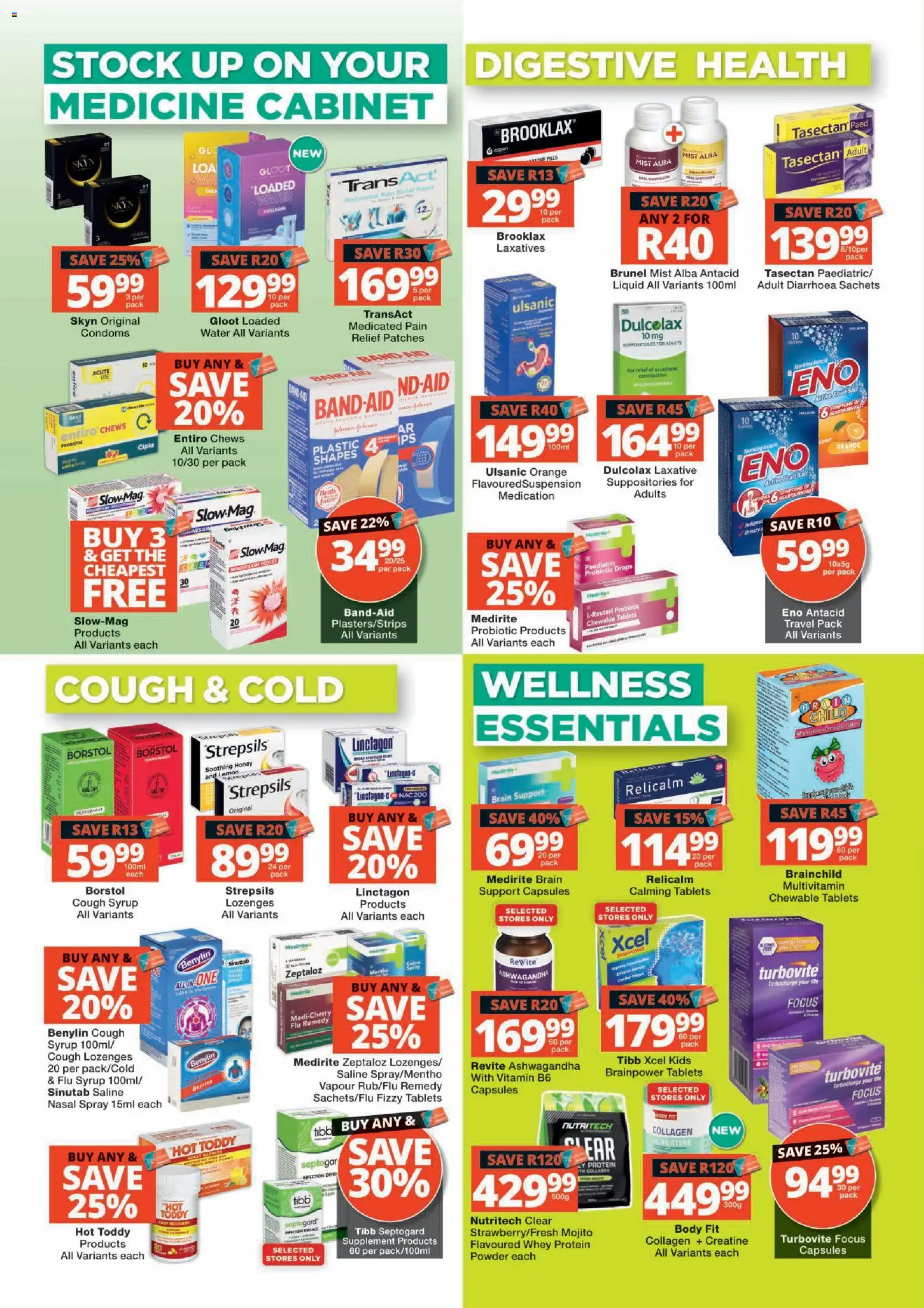 New Checkers catalogue – valid from 19/10/2026 | Page: 2 | Products: Lozenges, Stock, Water, Fruit