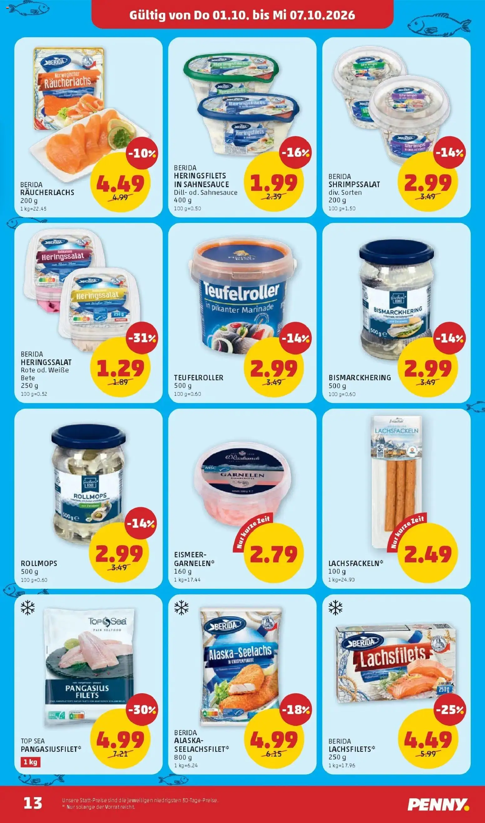 Penny Markt Die ganze Woche sparen ab (01.10.2026) - Angebote, Prospekt | Seite: 13 | Produkte: Dill