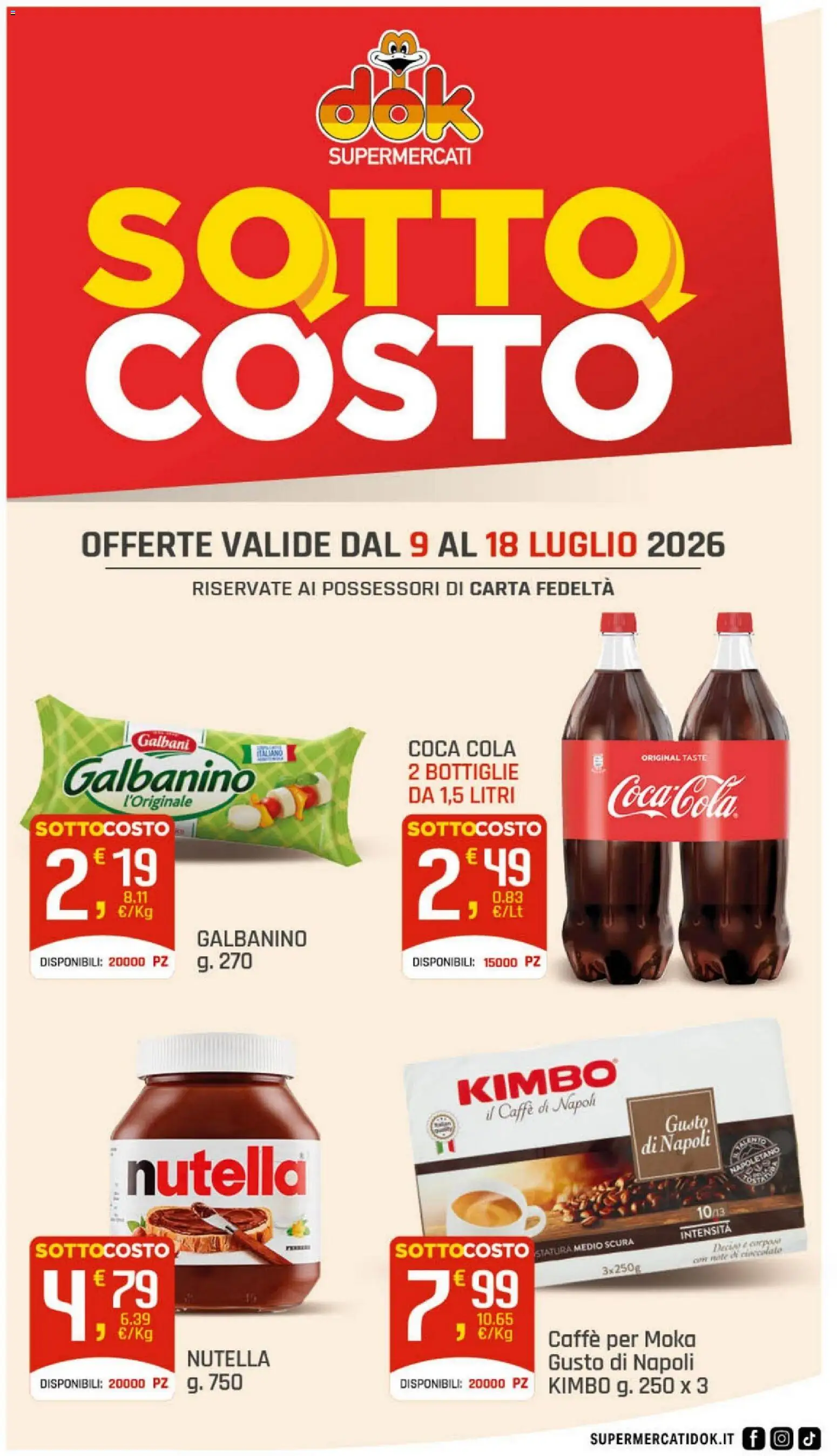 Volantino DOK del 09/07/2026 | Pagina: 1
