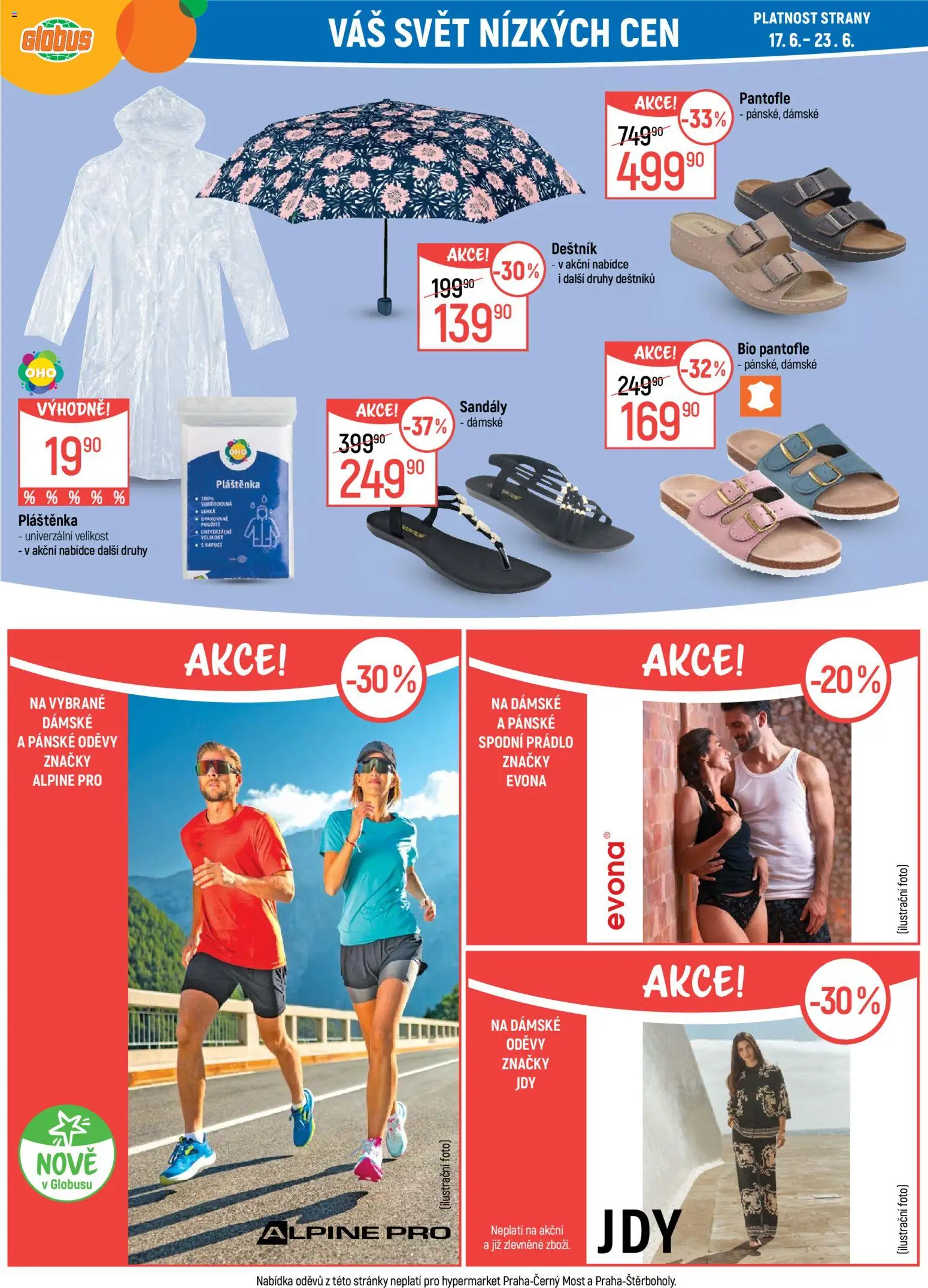 Globus leták od 17.06.2026 | Strana: 40 | Produkty: Globus, Spodní prádlo, Mošt, Pláštěnka