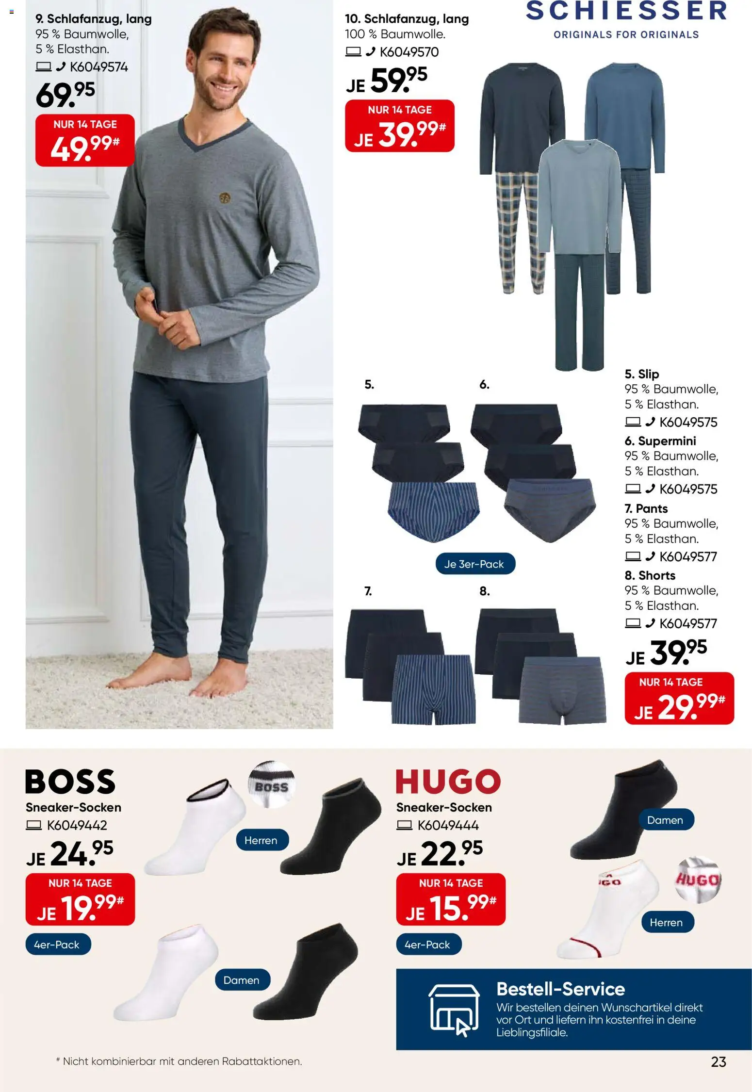 Galeria Karstadt Kaufhof Prospekt – gültig ab 02.09.2026 | Seite: 23 | Produkte: Slip, Hugo
