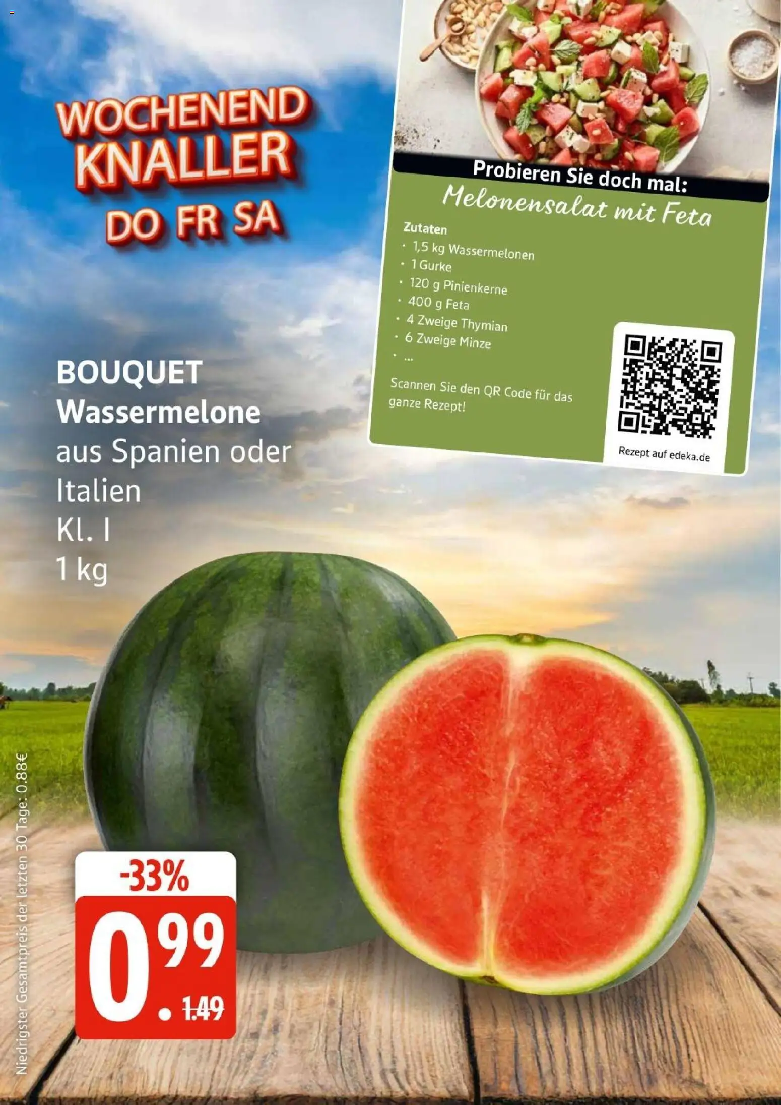 Edeka Prospekt Hamburg – gültig ab 10.08.2026 | Seite: 8 | Produkte: Feta, Wassermelone