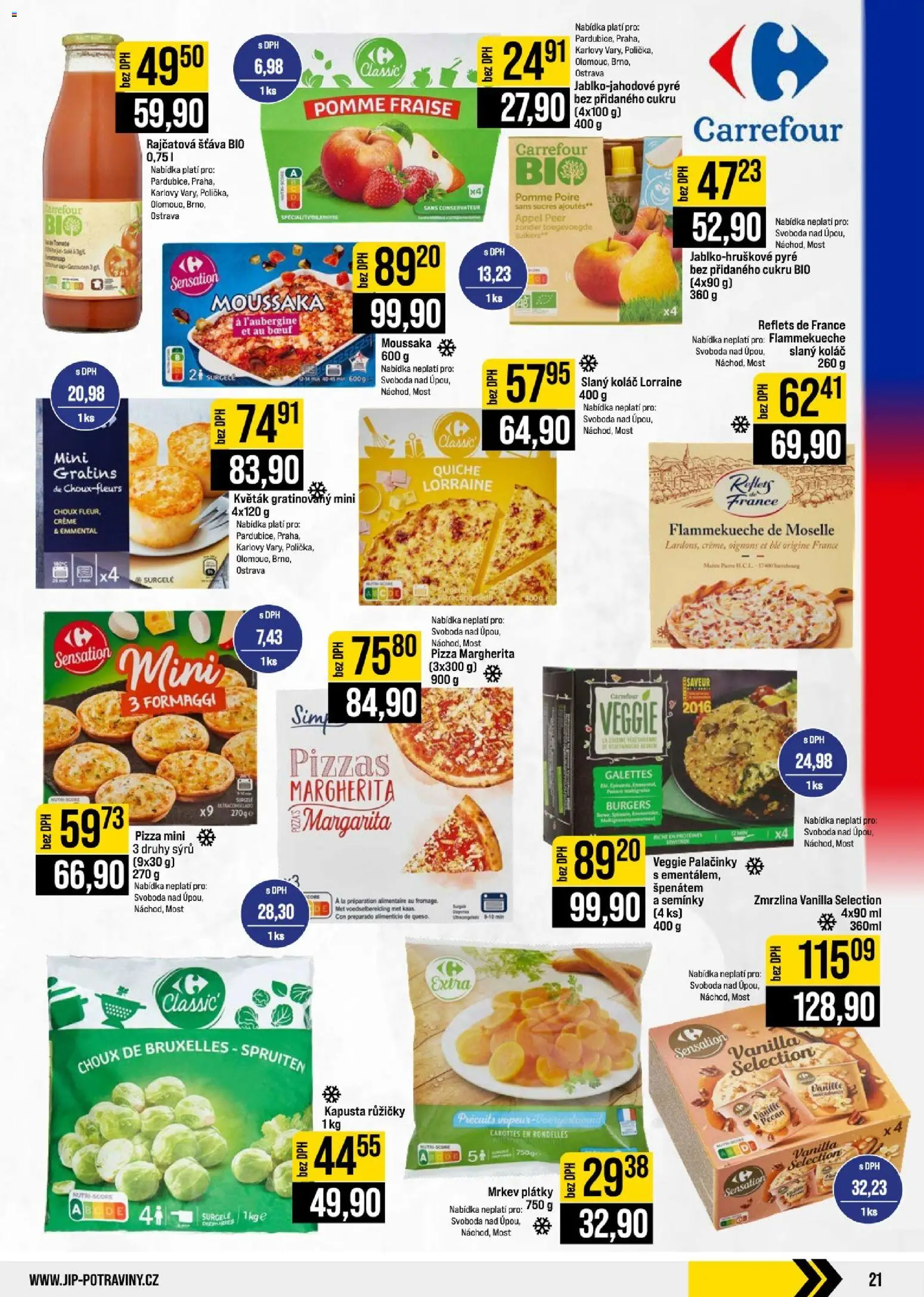 Jip leták - Cash & Carry od 19.08.2026 | Strana: 21 | Produkty: Veggie, Mošt, Moussaka, Kapusta