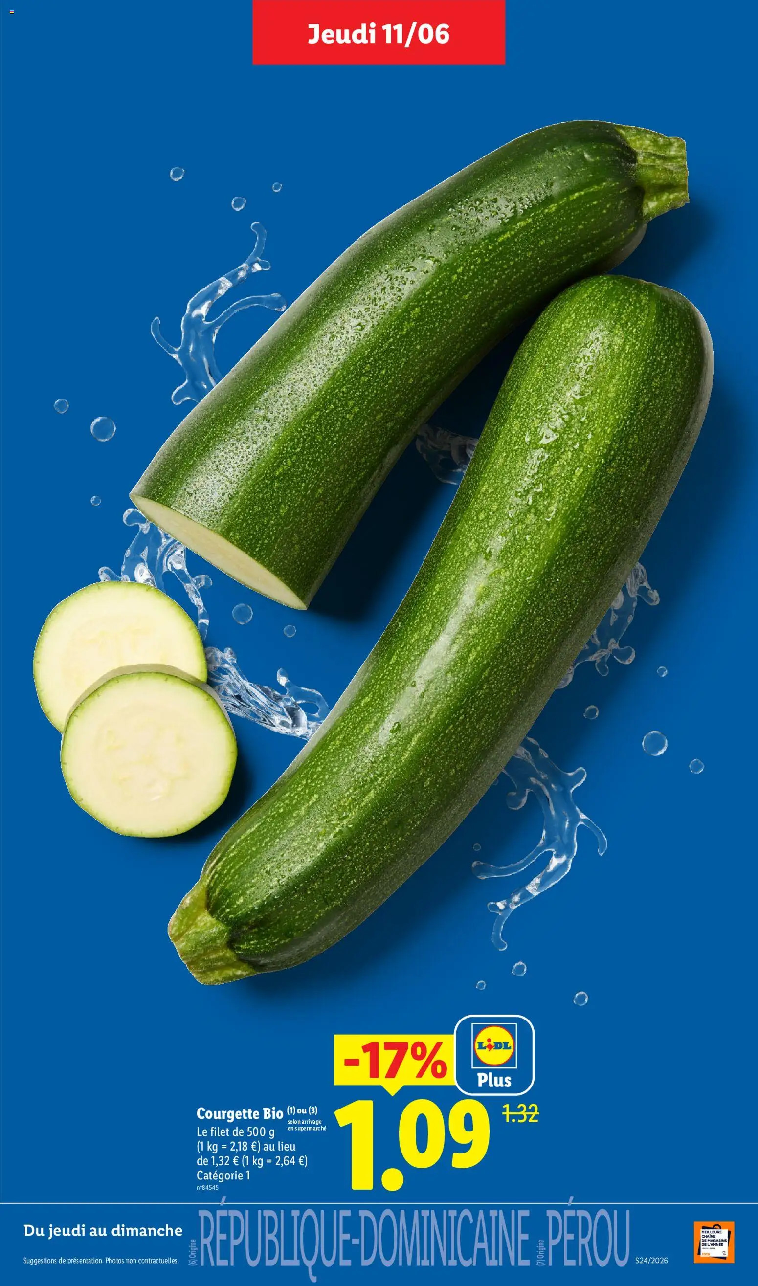 {H1} | Page: 5 | Produits: Courgette