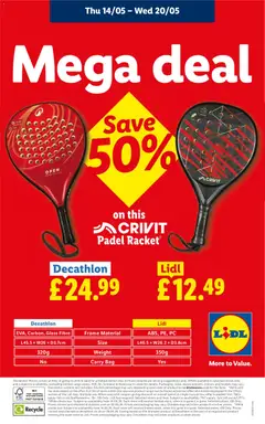 Preview of Lidl - Weekly offers valid from 14.05.2026 | Page: 11 | Products: PC, Bag, Weight, Bancs de Musculation