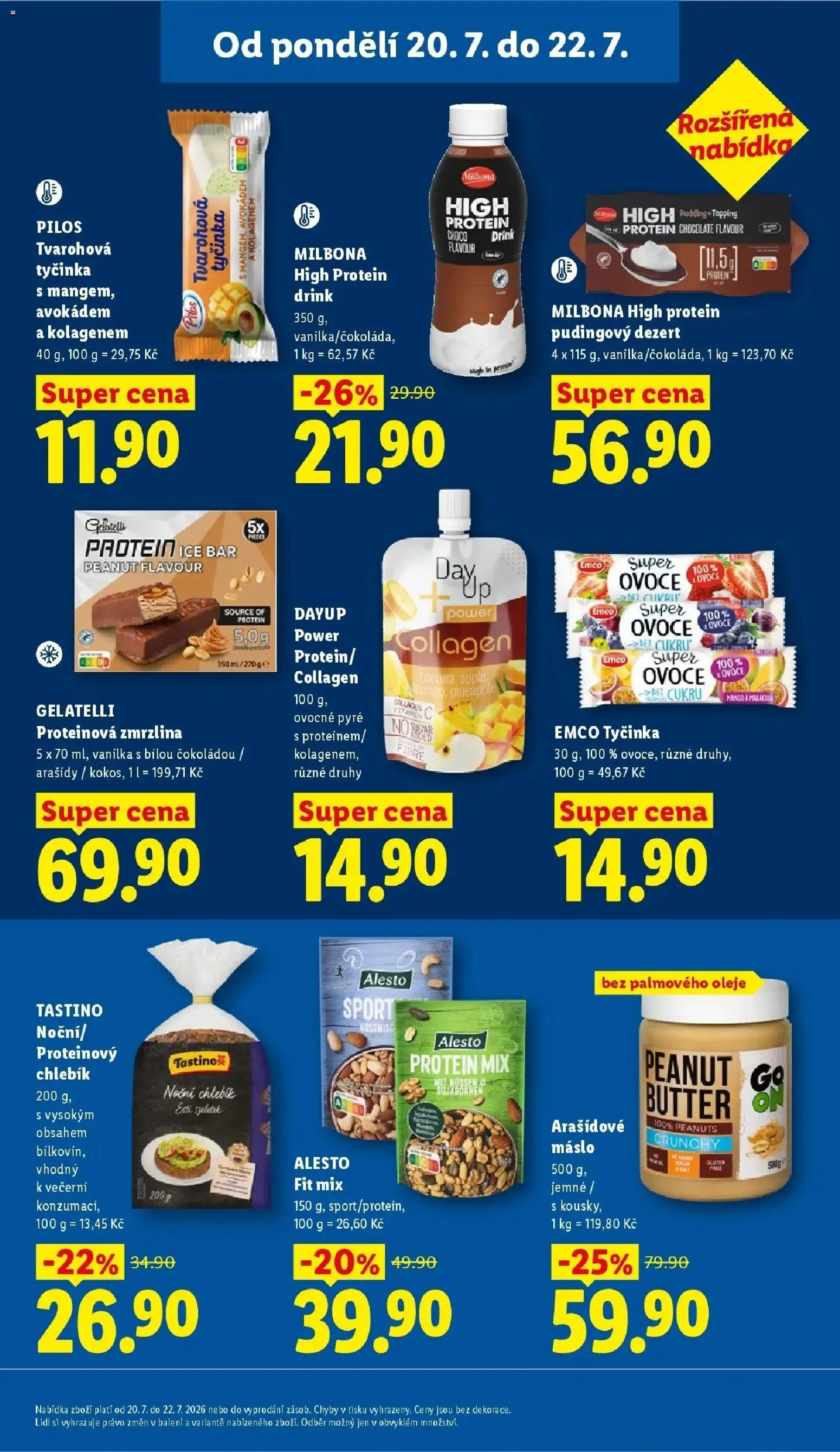 Lidl aktuální leták od 20.07.2026 | Strana: 27 | Produkty: Zmrzlina Gelatelli, Ovoce, Máslo, Gelatelli