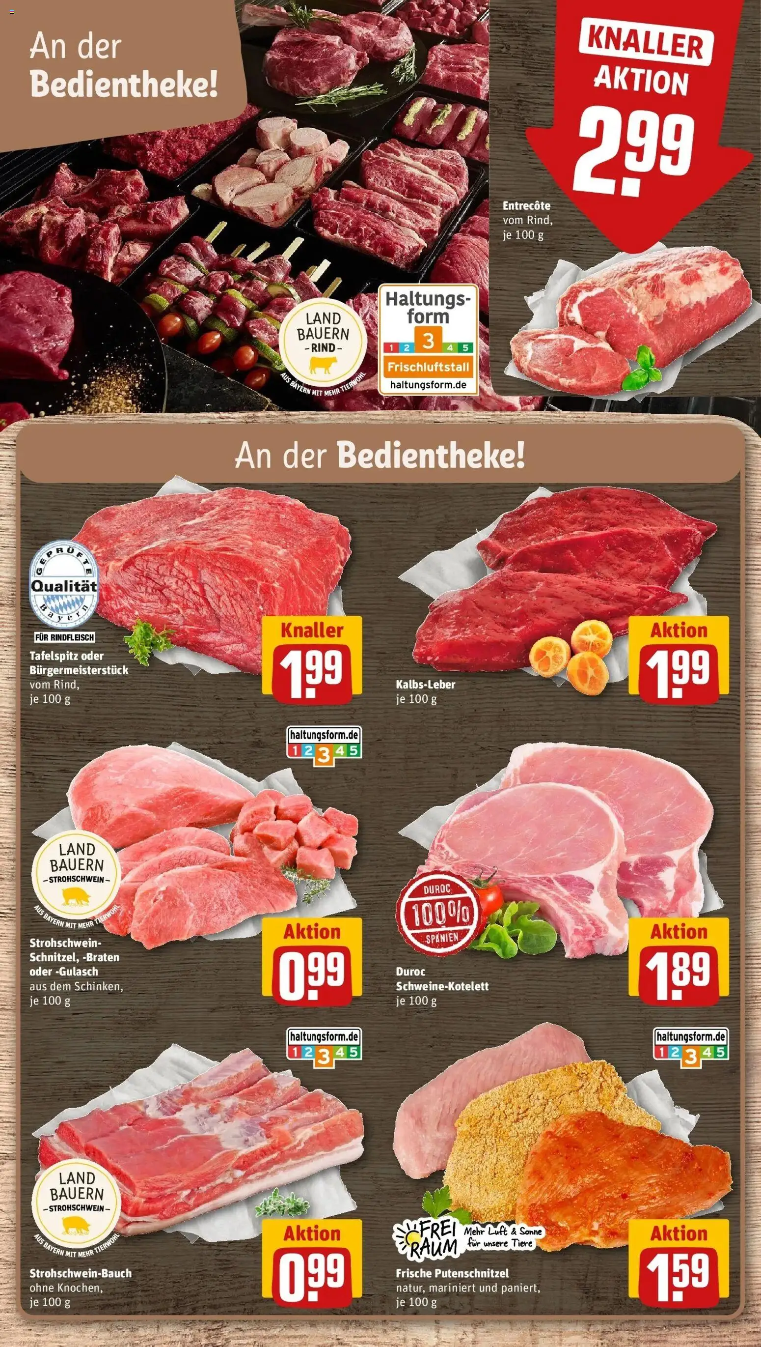 Rewe Prospekt Augsburg – gültig ab 27.07.2026 | Seite: 6 | Produkte: Tafelspitz, Gulasch, Putenschnitzel, Rindfleisch