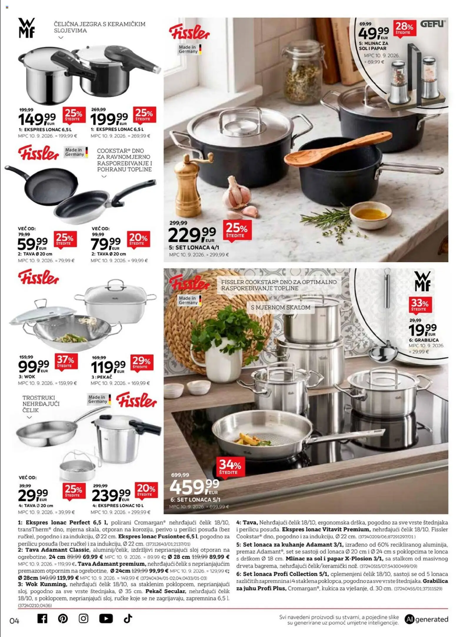 Lesnina katalog | vrijedi od 01.09.2026 | Stranica: 3 | Proizvodi: Sol, Papar, Lonac, Mlinac za sol i papar