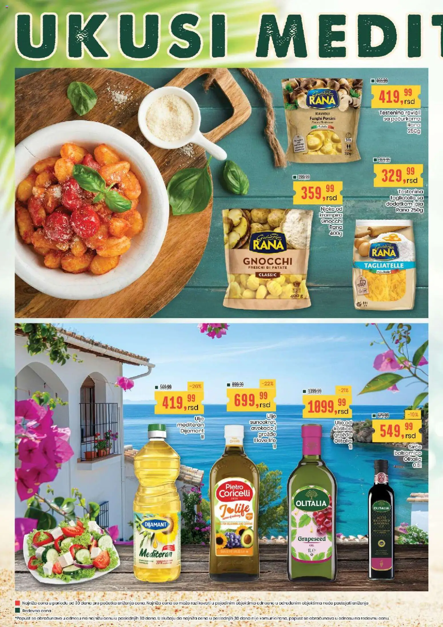 Aroma Market katalog - važi od 06.08.2026 | Strana: 12 | Proizvode: Testenina, So, Njoke, Tagliatelle