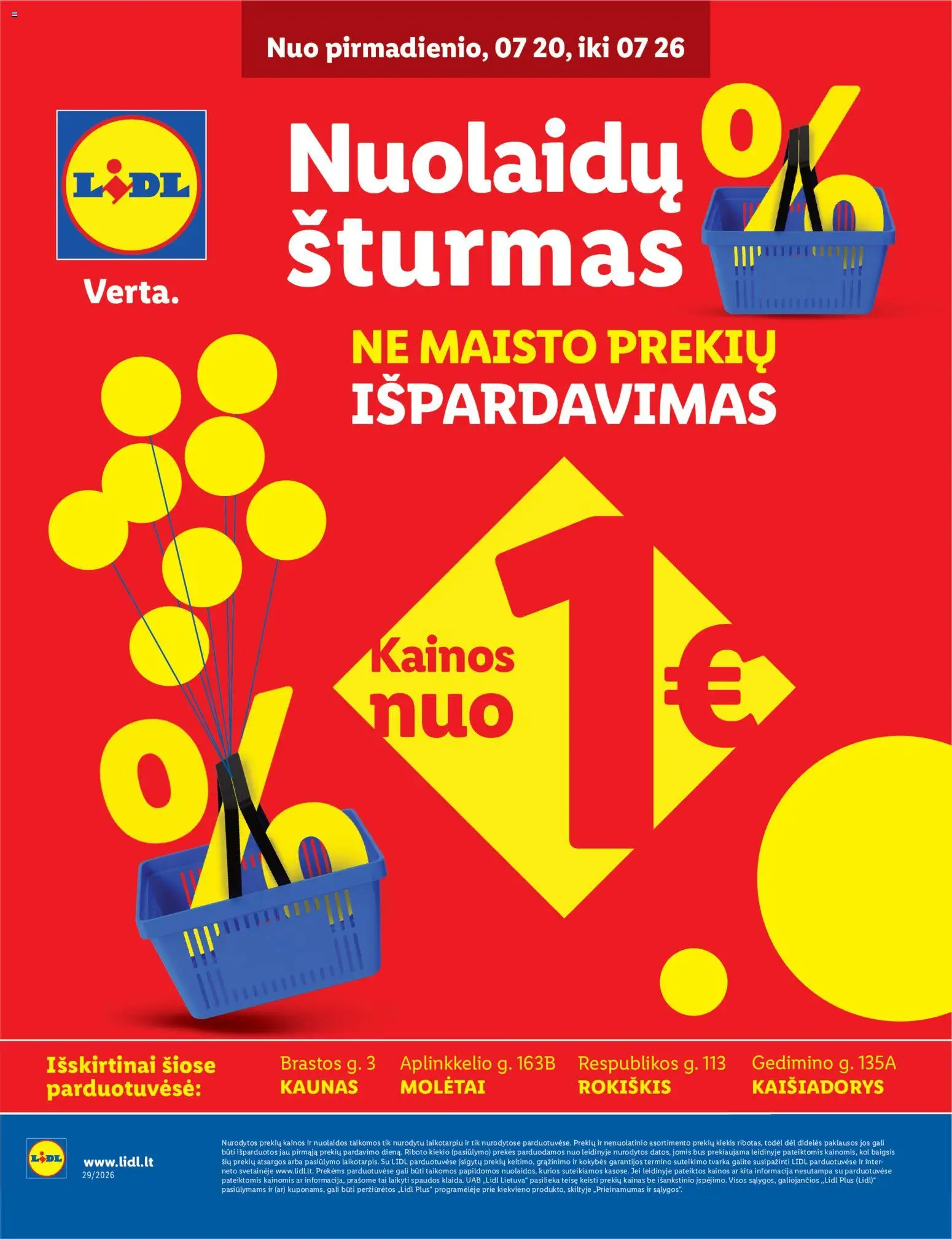 LIDL akcijos nuo 2026.07.20 | Puslapis: 1