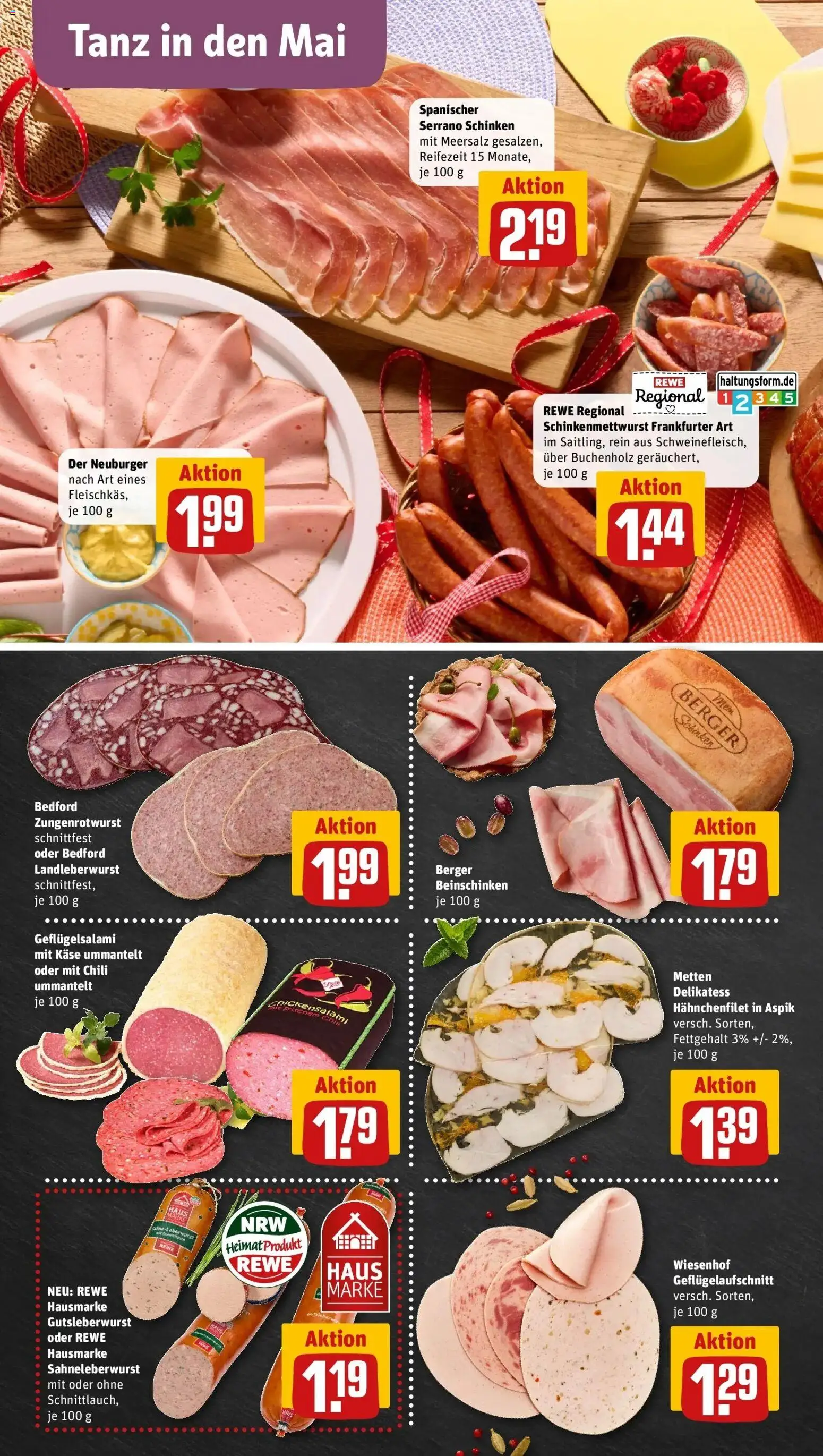 Rewe Prospekt Dortmund	 – gültig ab 27.04.2026 | Seite: 8 | Produkte: Käse, Chili, Salami, Schinken