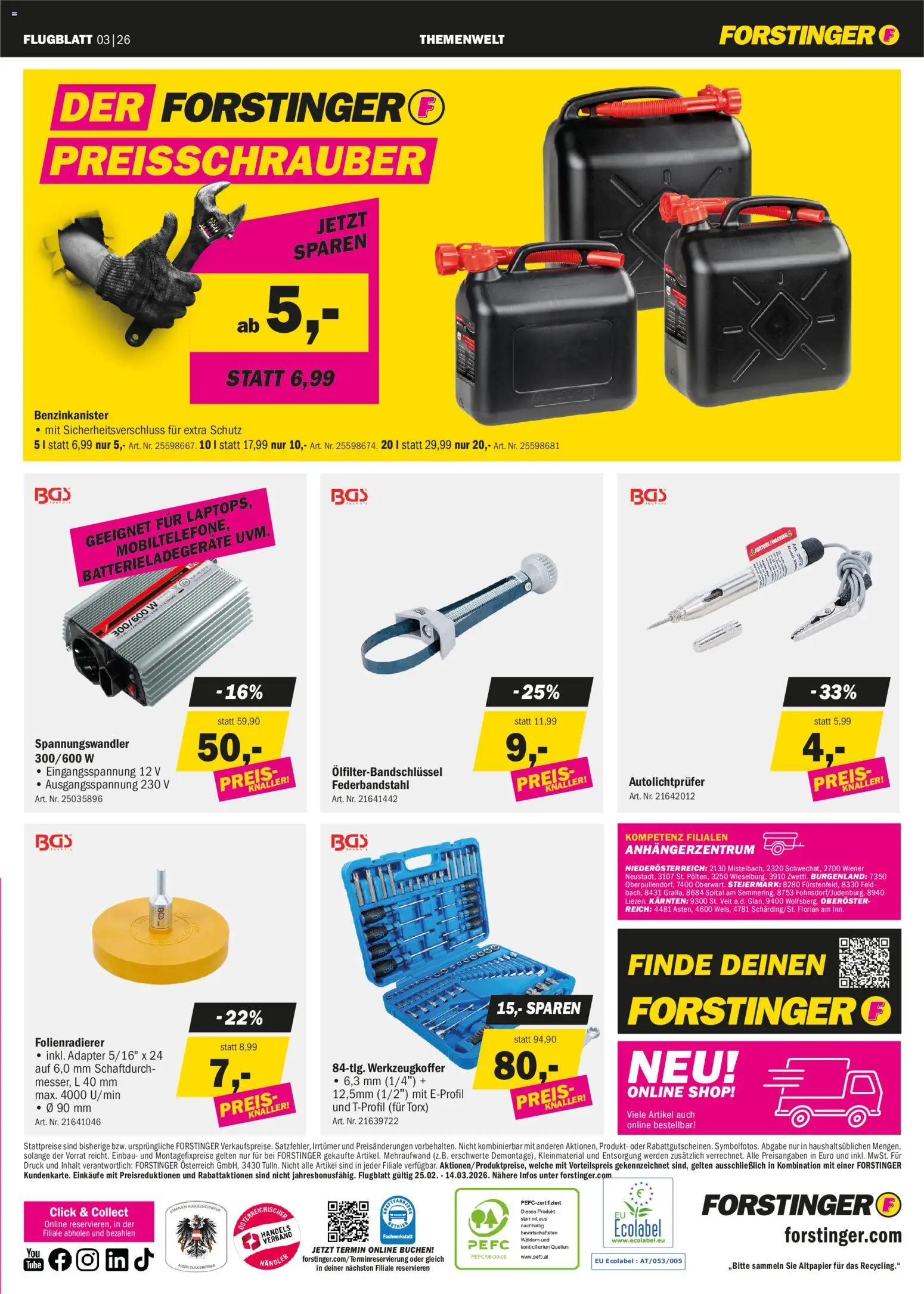 Forstinger Flugblatt (25.02.2026) || Aktuelle Angebote