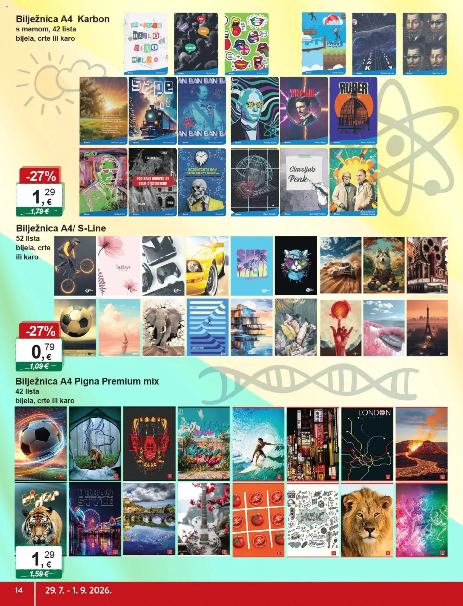 KTC katalog | vrijedi od 29.07.2026 | Stranica: 14 | Proizvodi: Bilježnica