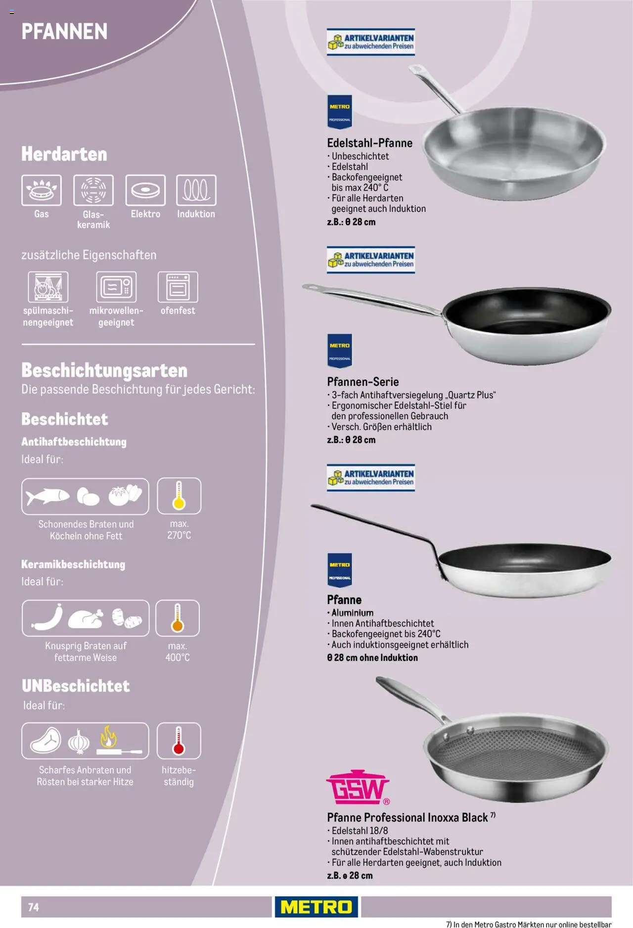 Metro Non Food Sortiment – gültig ab 01.10.2025 | Seite: 74