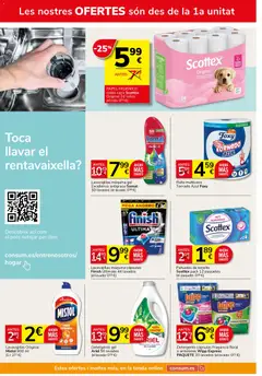Vista previa Consum folleto válido desde el 24/09/2026 | Página: 22 | Productos: Fragancia, Detergente, Papel higienico, Lavavajillas